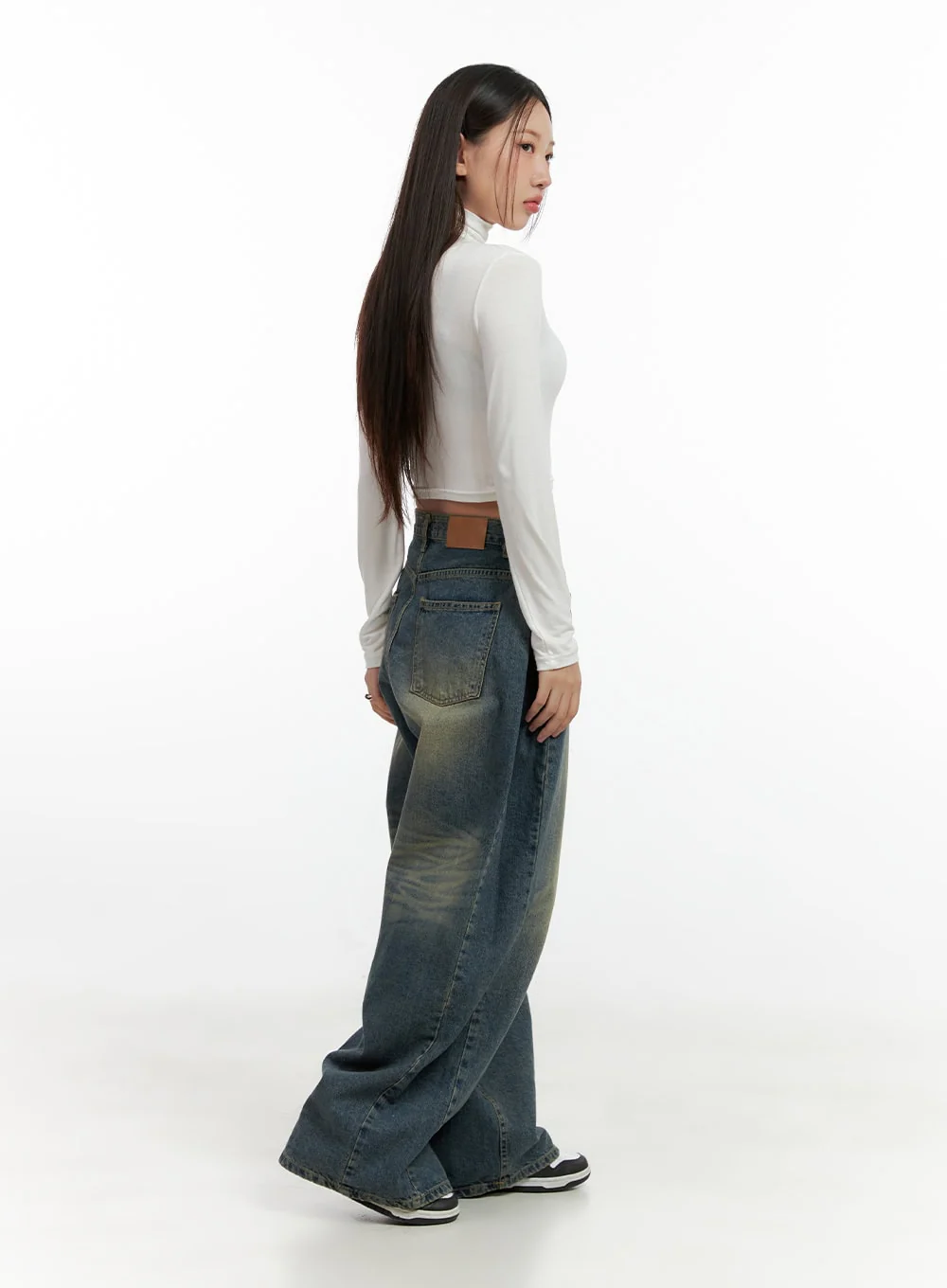 Solid Spandex Crop Top CN412 - Image 4
