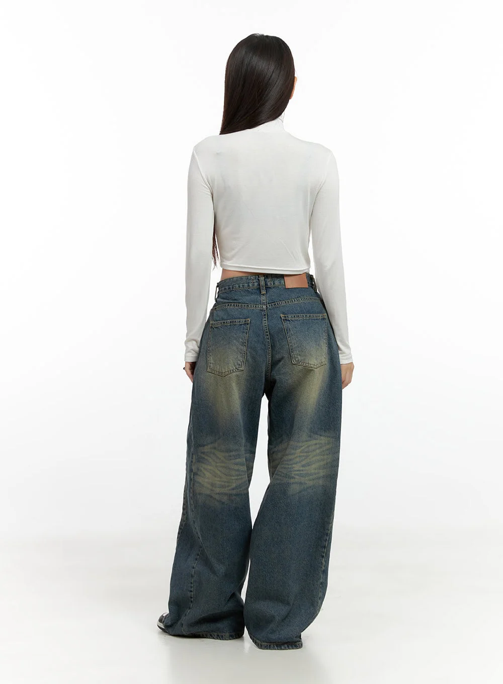 Solid Spandex Crop Top CN412 - Image 5