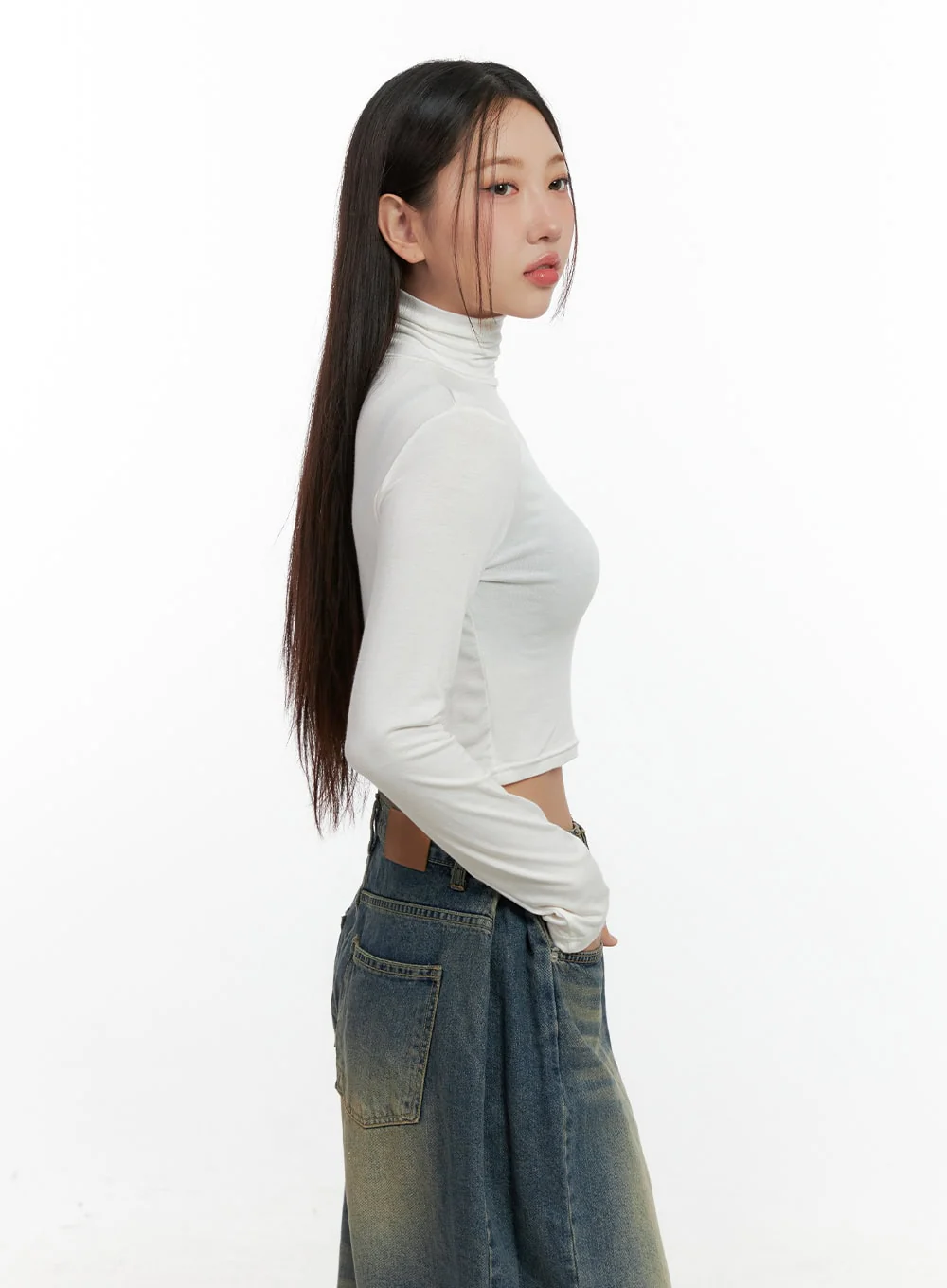Solid Spandex Crop Top CN412 - Image 6