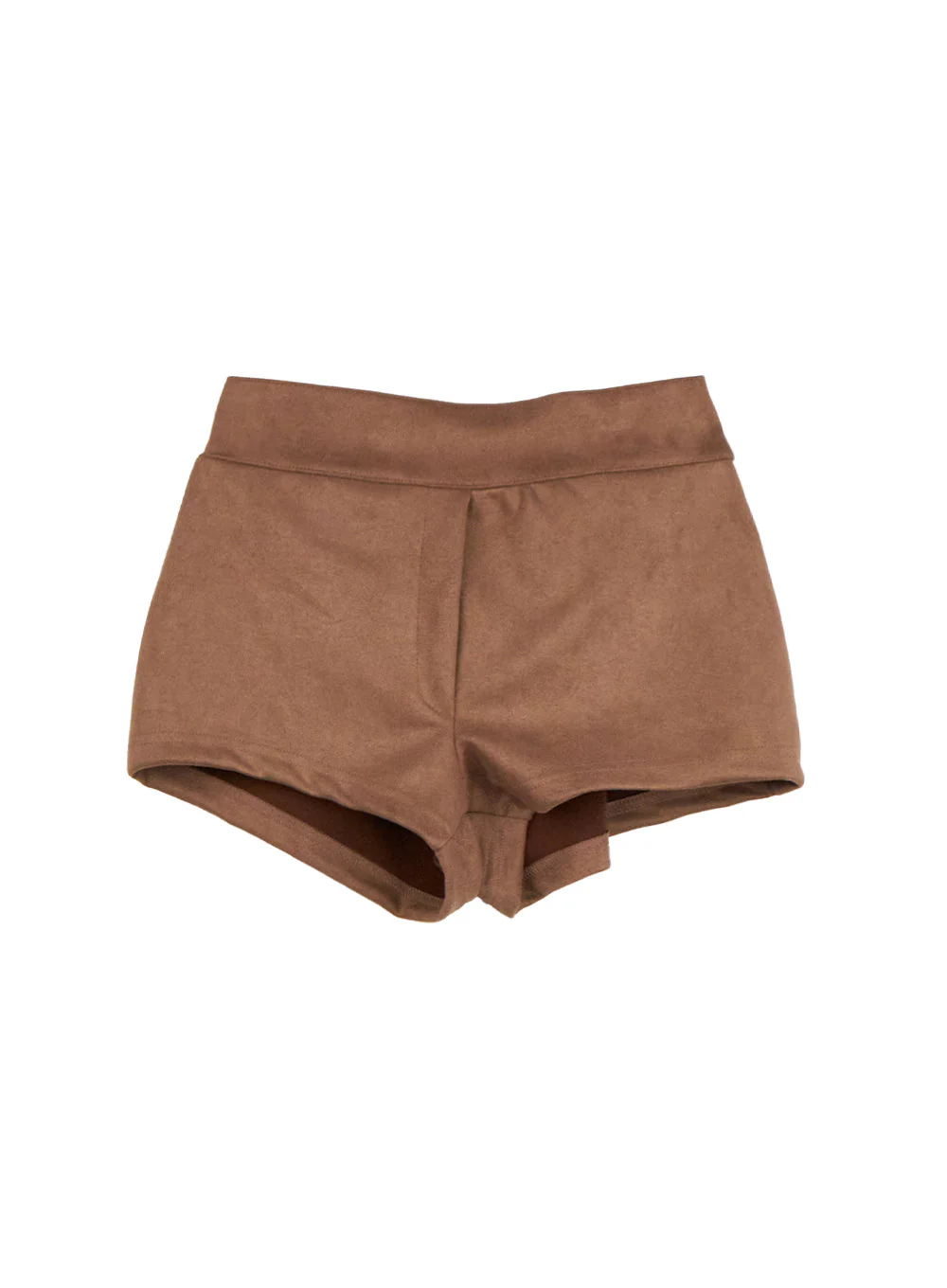 Solid Stretch Suede Shorts CN422 - Image 9