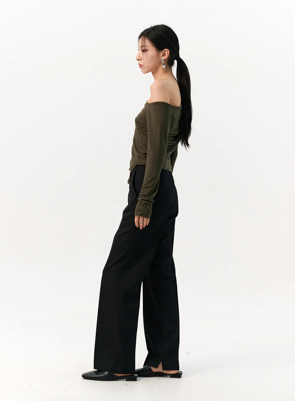 Solid Tailored Pants IO320 - Image 10
