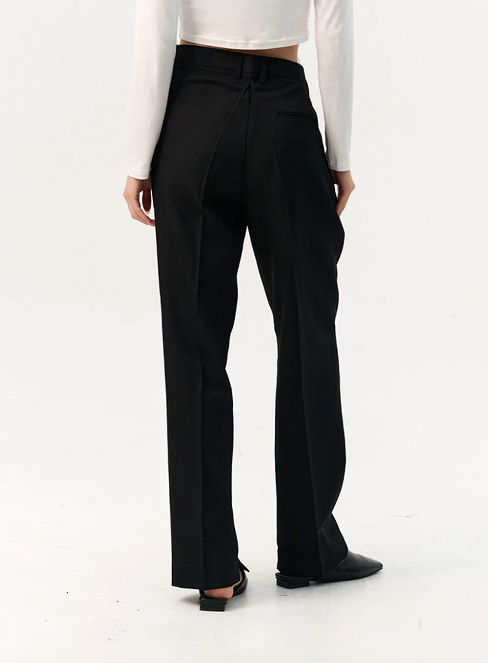 Solid Tailored Pants IO320 - Image 6