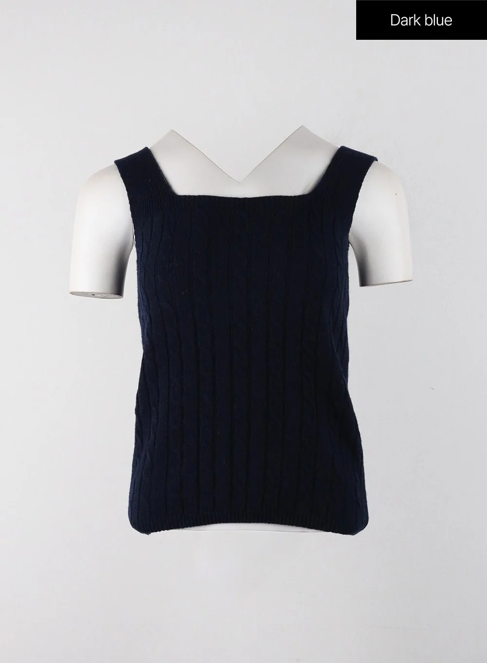 Solid Texture Knitted Tank Top OJ405 - Image 9
