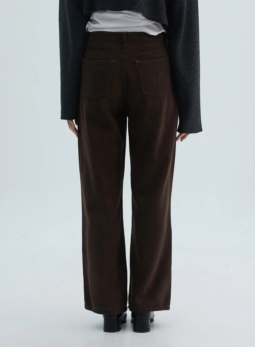 Solid Wide Fit Pants ON313 - Image 3