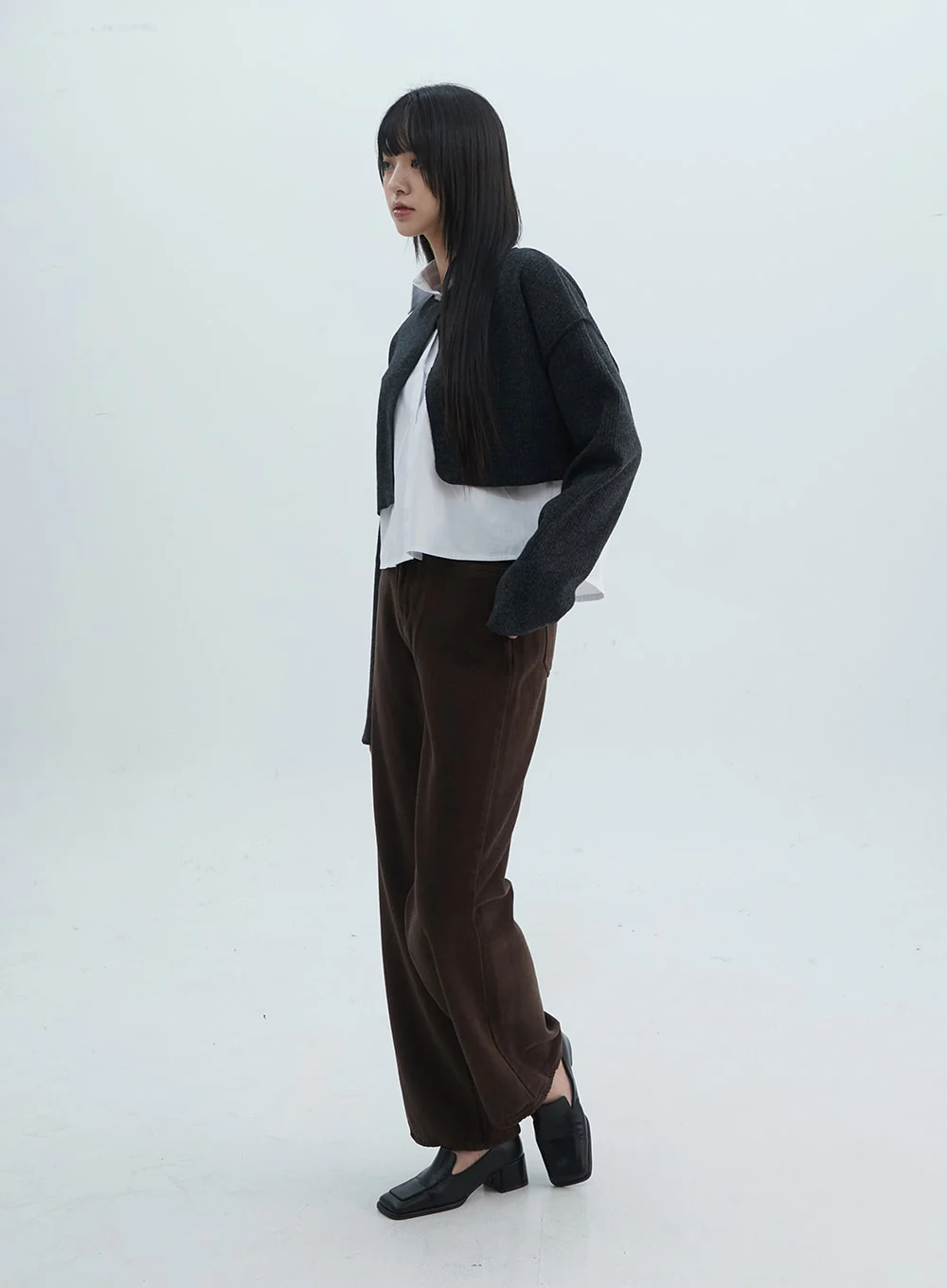 Solid Wide Fit Pants ON313 - Image 5