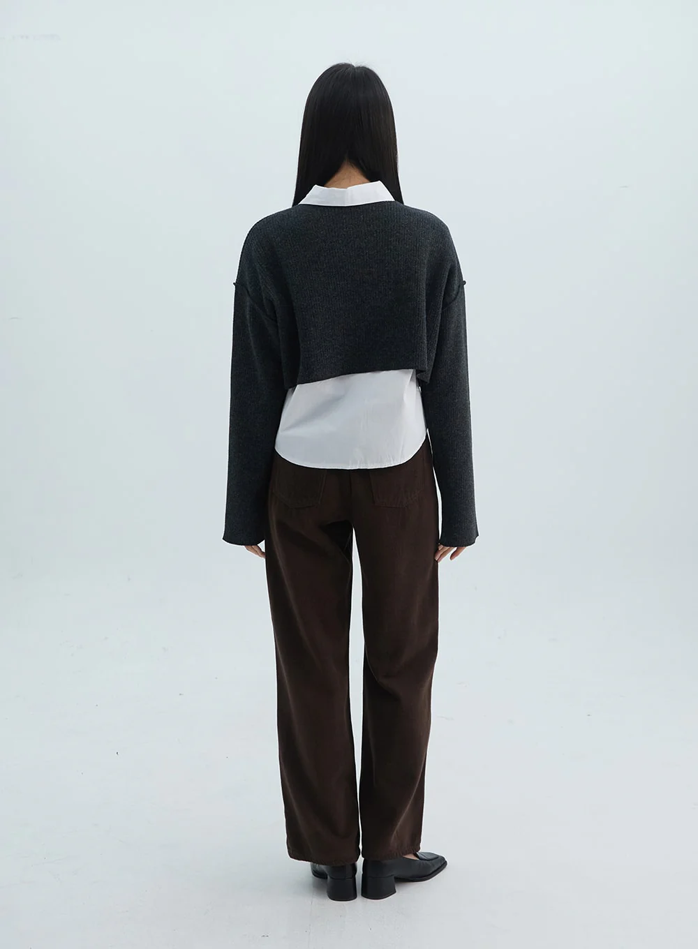 Solid Wide Fit Pants ON313 - Image 6