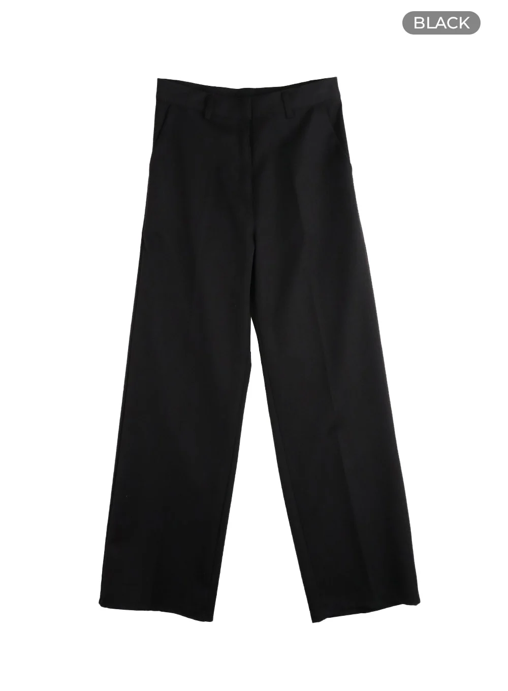 Solid Wide Trousers IM414 - Image 8