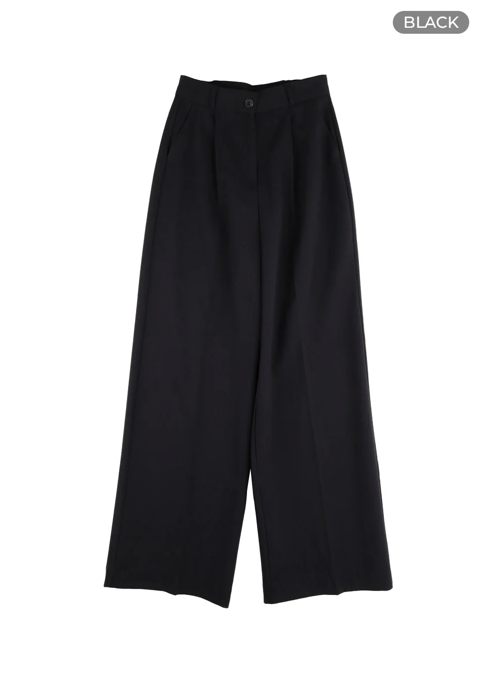 Solid Wide Trousers OM412 - Image 8