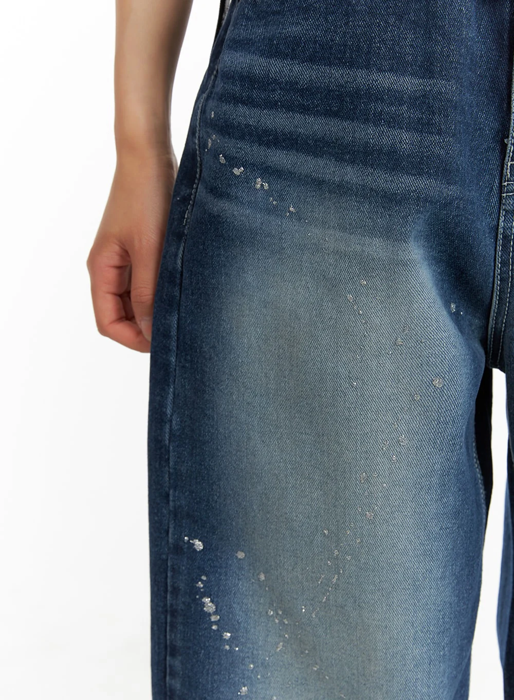 Splash Paint Baggy Jeans CA408 - Image 3