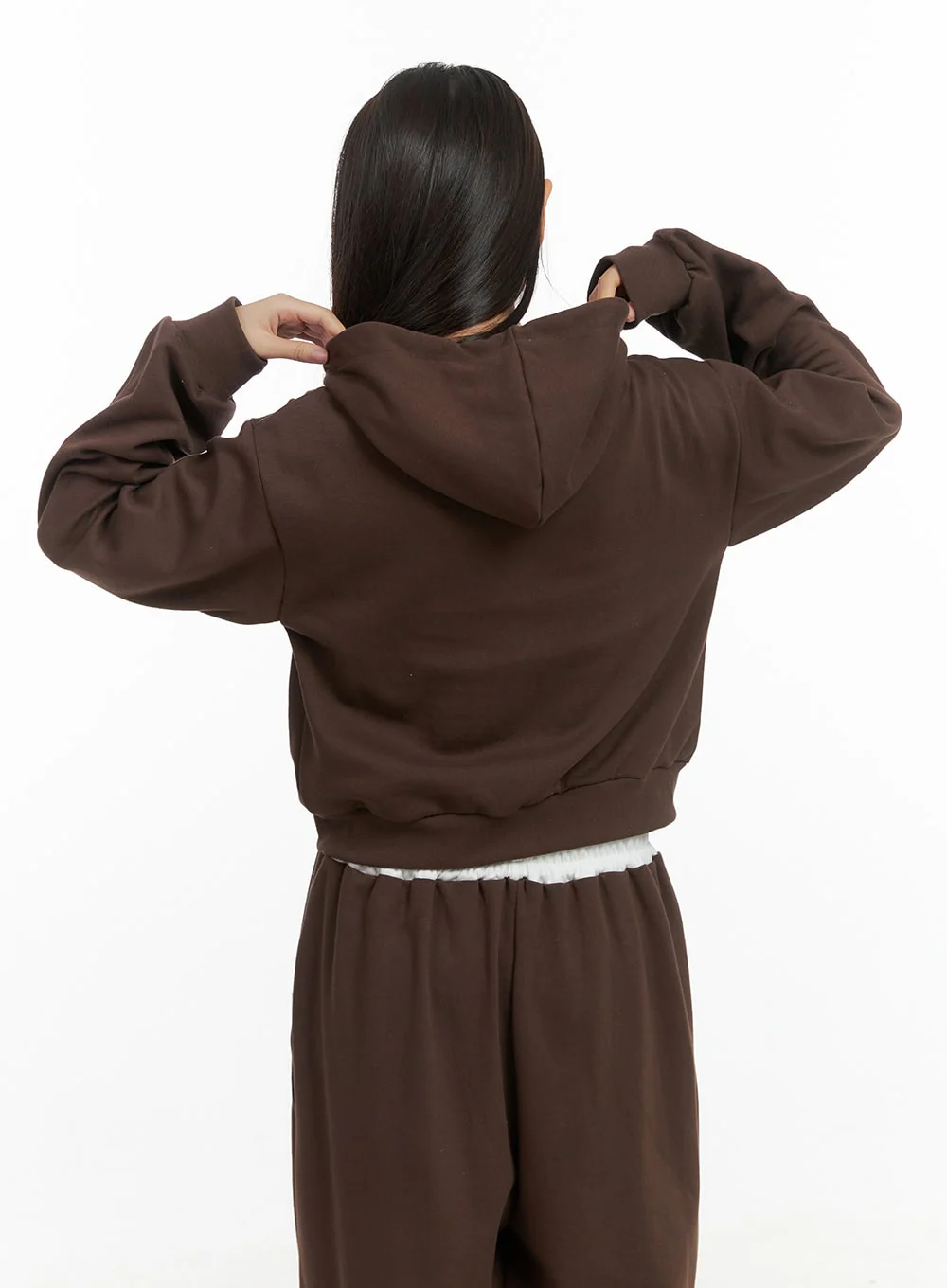 Sports Loose Fit Crop Sweatshirt CO402 - Image 6