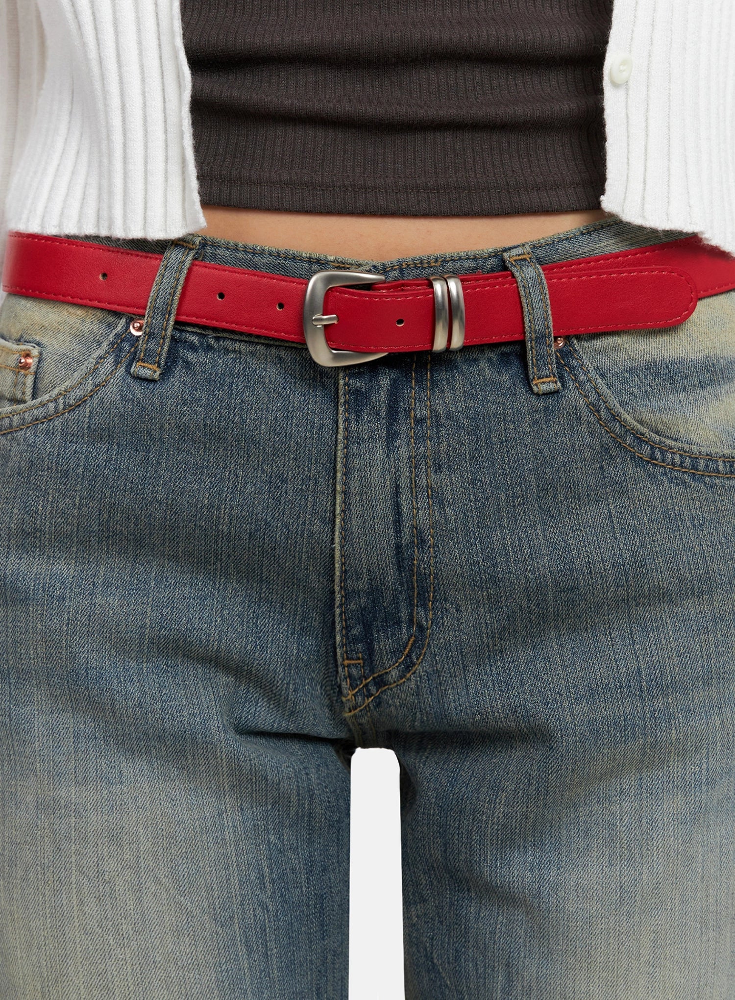 Square Buckle Basic Belt IG527