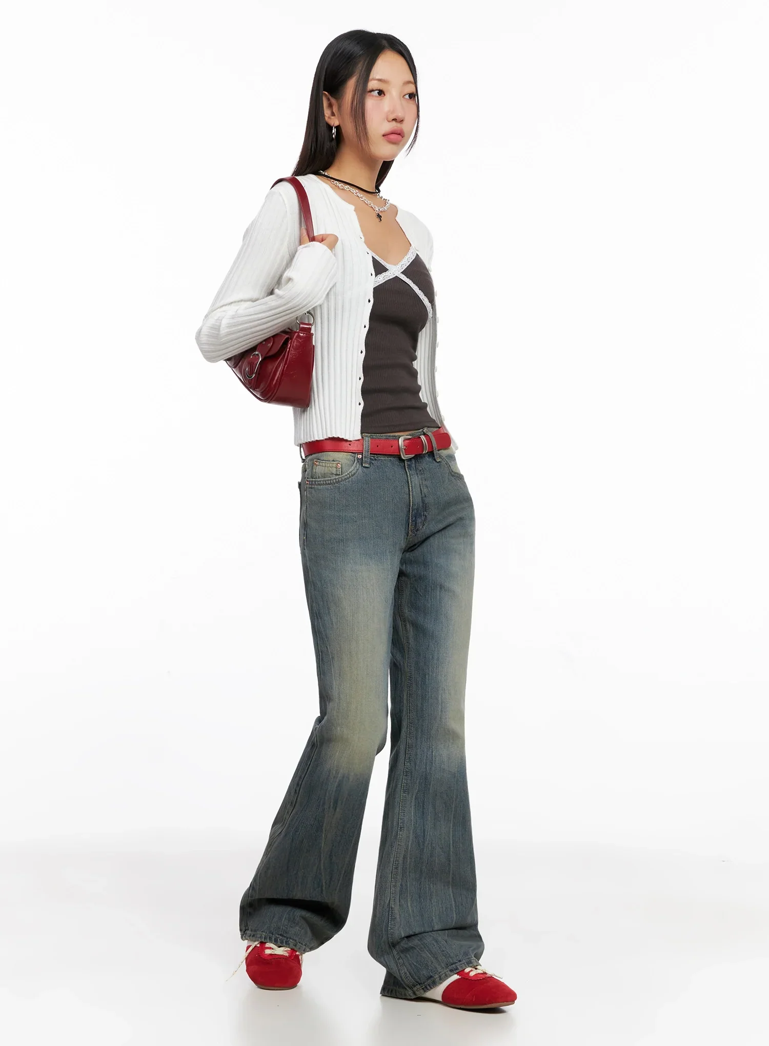 Square Buckle Basic Belt IG527 - Image 5