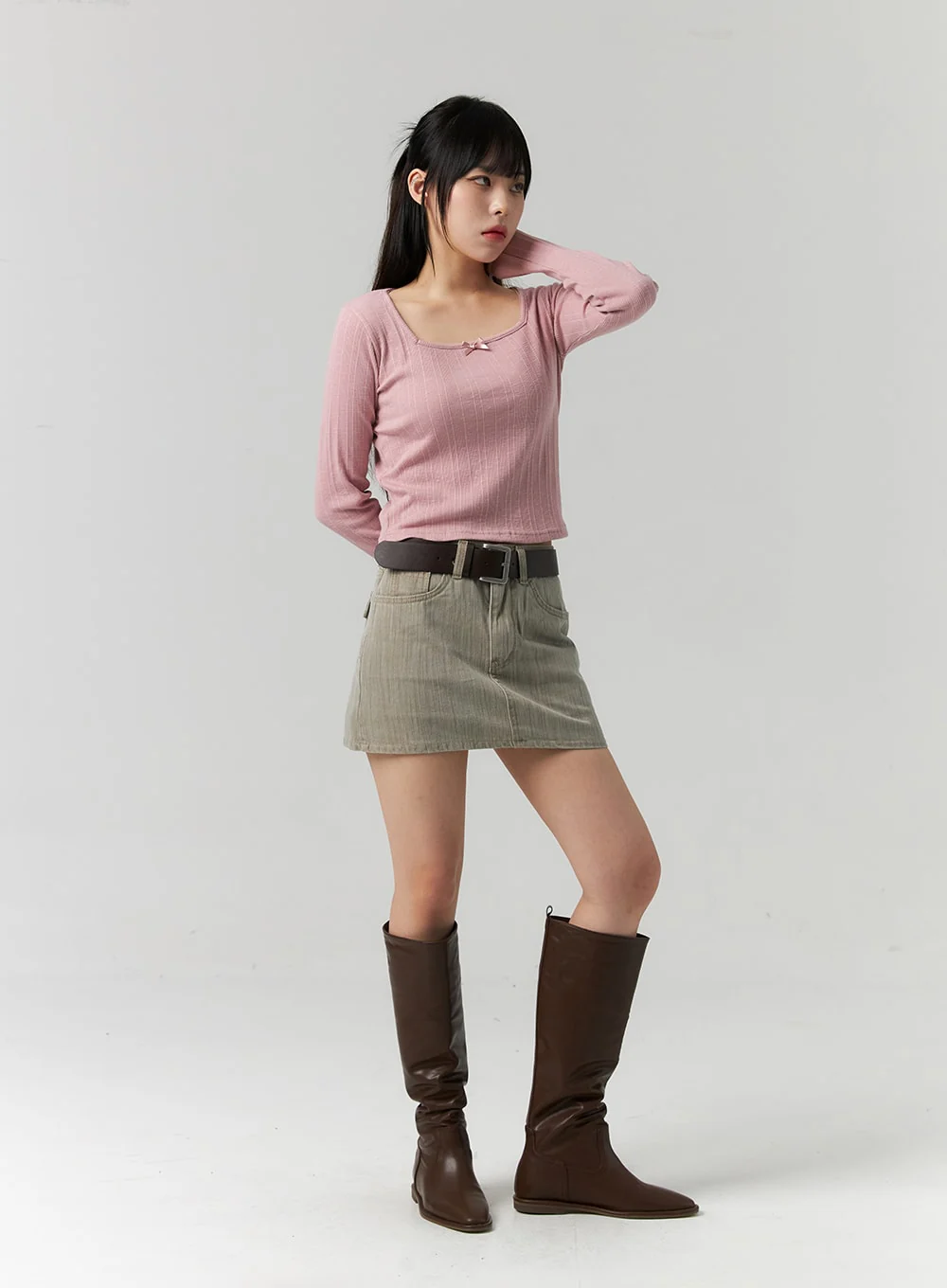 Square Buckle Belt CS313 - Image 3