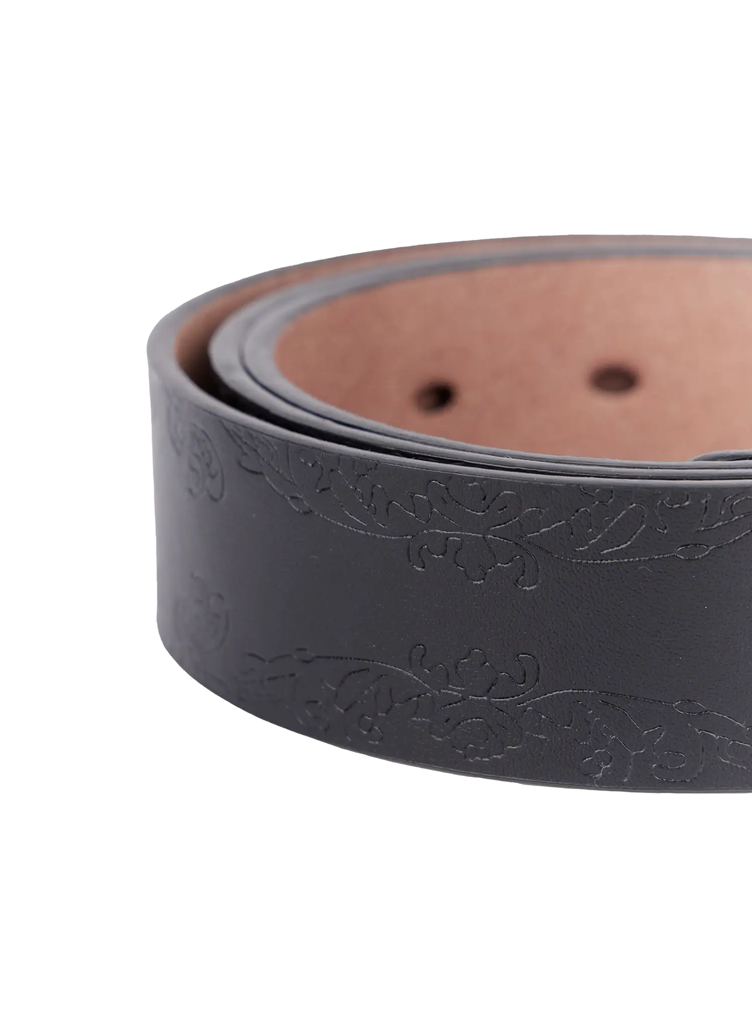 Square Buckle Faux Leather Belt IS525 - Image 8