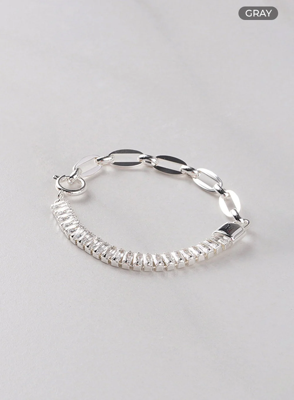 Square Cubic Chain Bracelet IL411 - Image 5