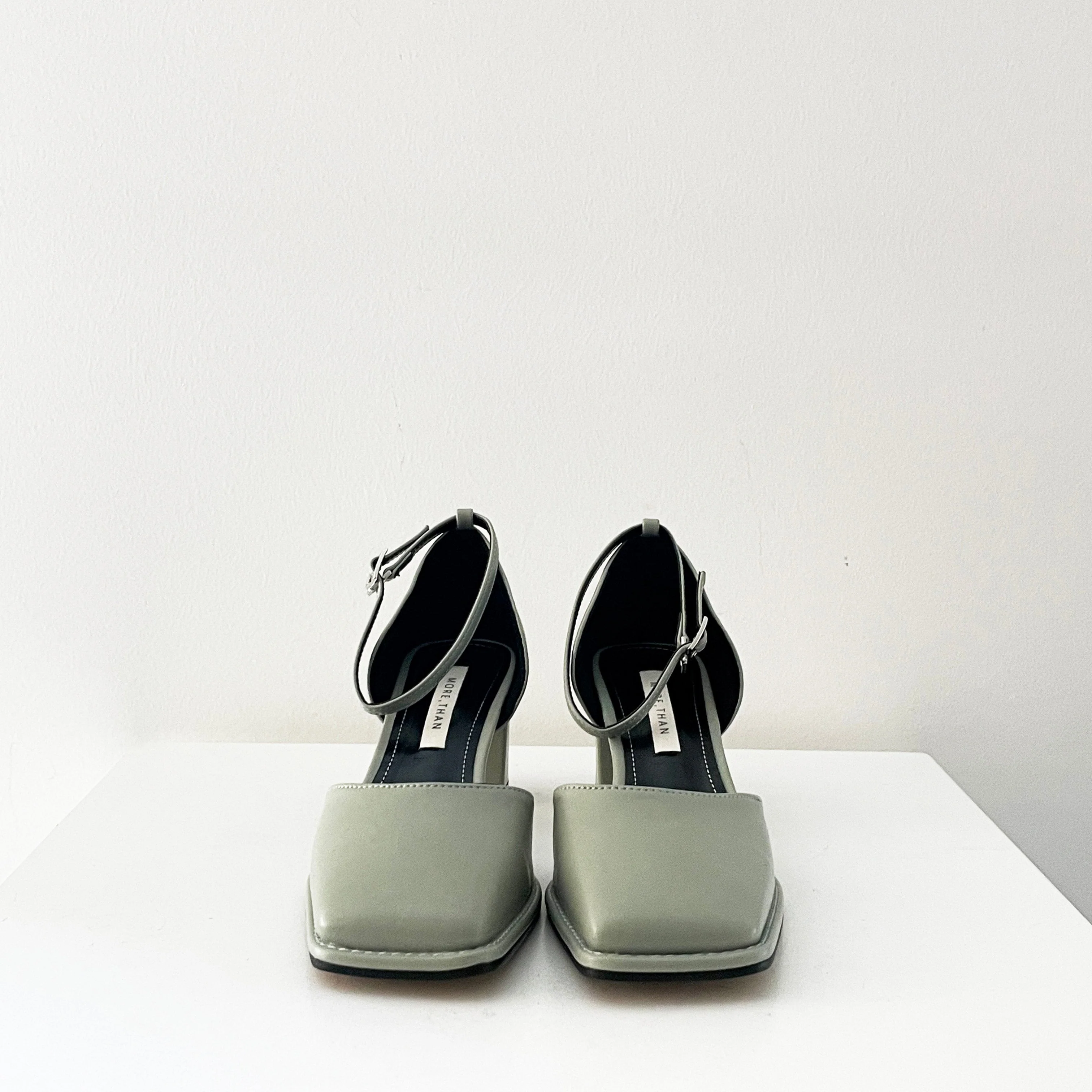 Square Mary Jane Mid Heels - Image 17
