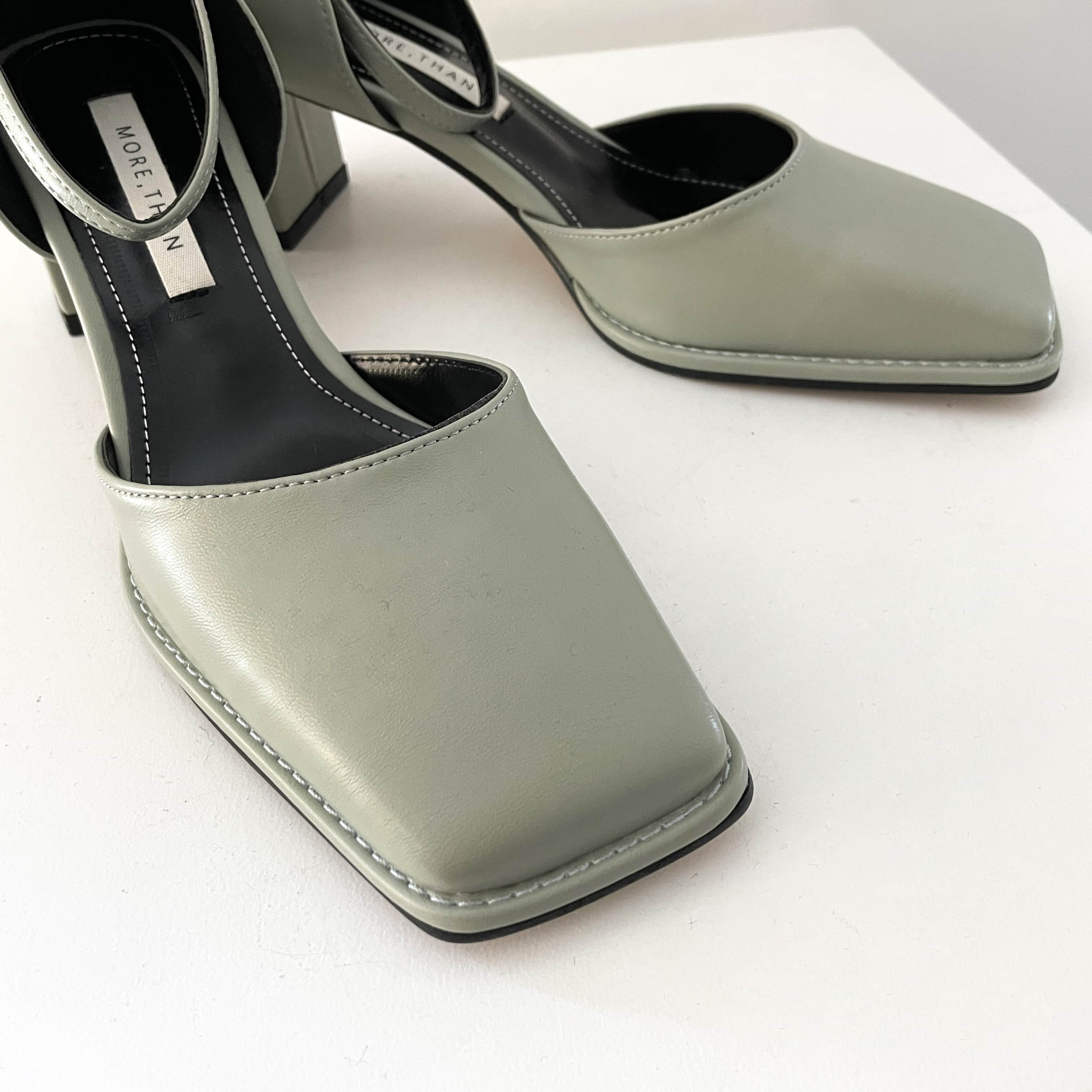 Square Mary Jane Mid Heels - Image 19