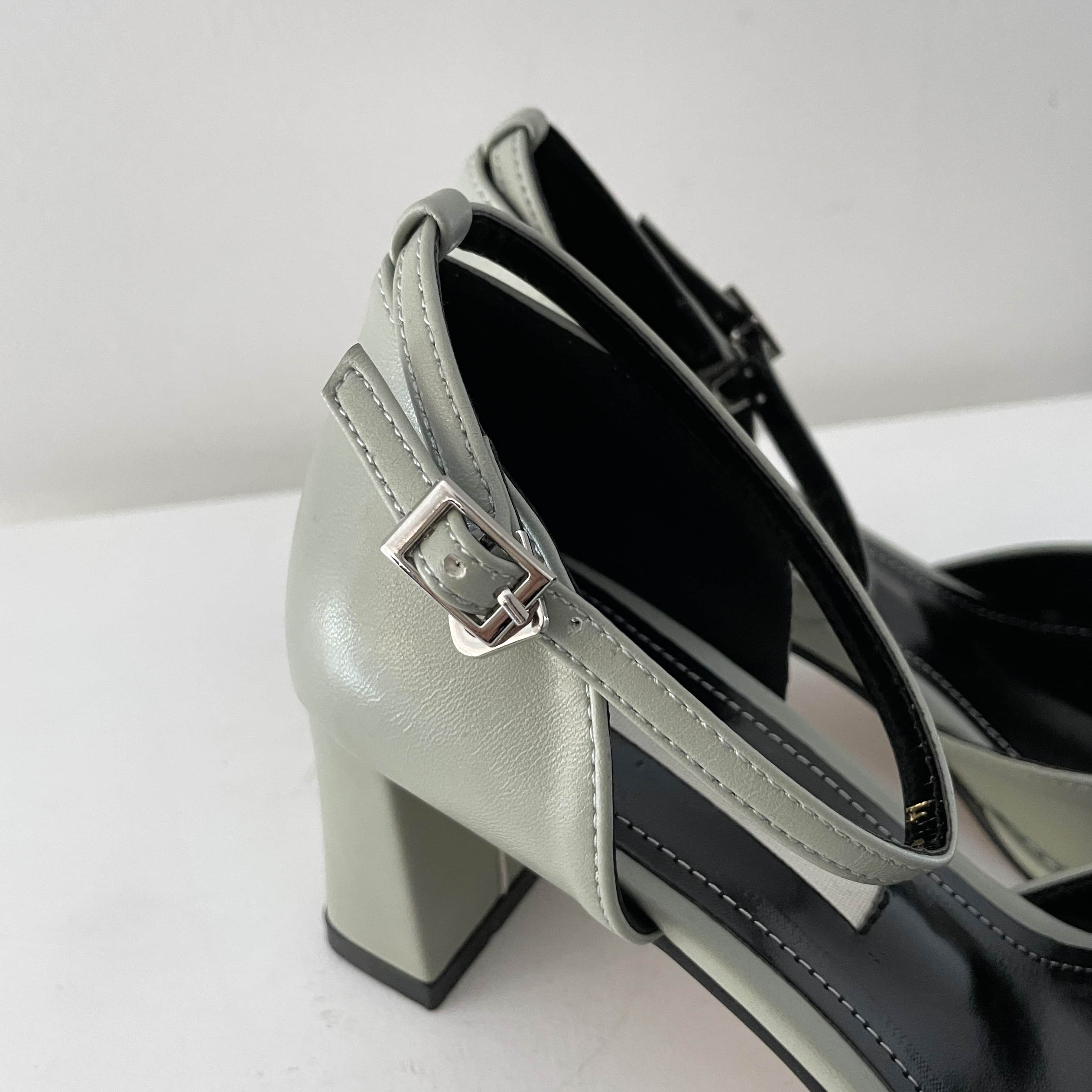 Square Mary Jane Mid Heels - Image 20