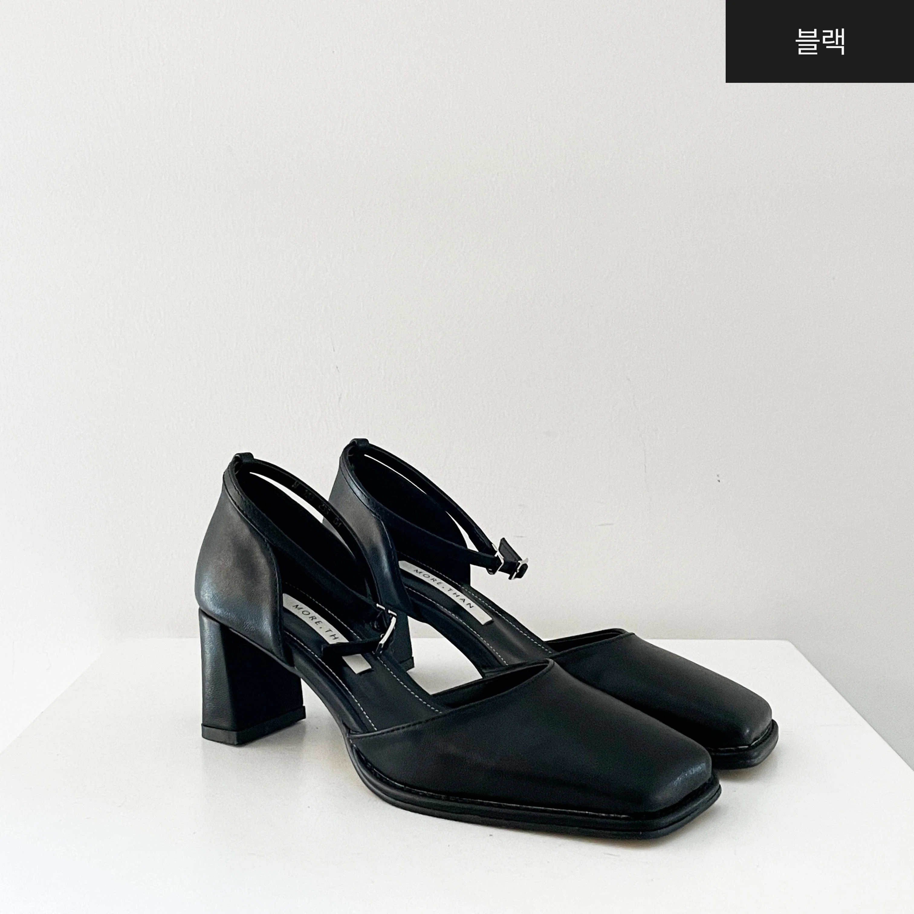 Square Mary Jane Mid Heels - Image 22