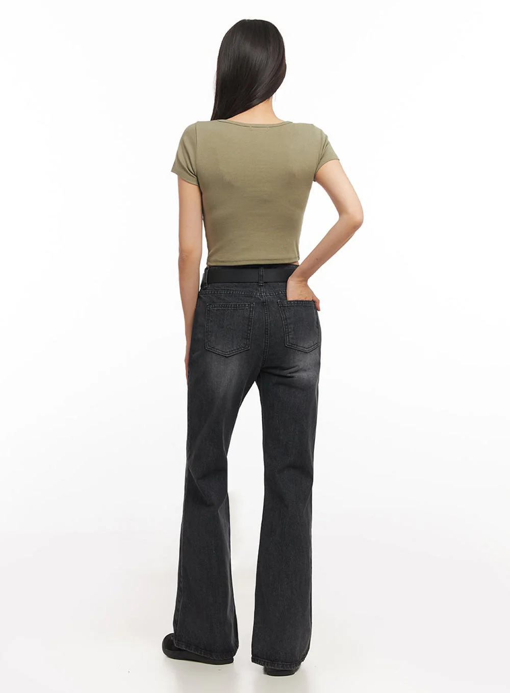Square Neck Crop Tee IA504 - Image 12