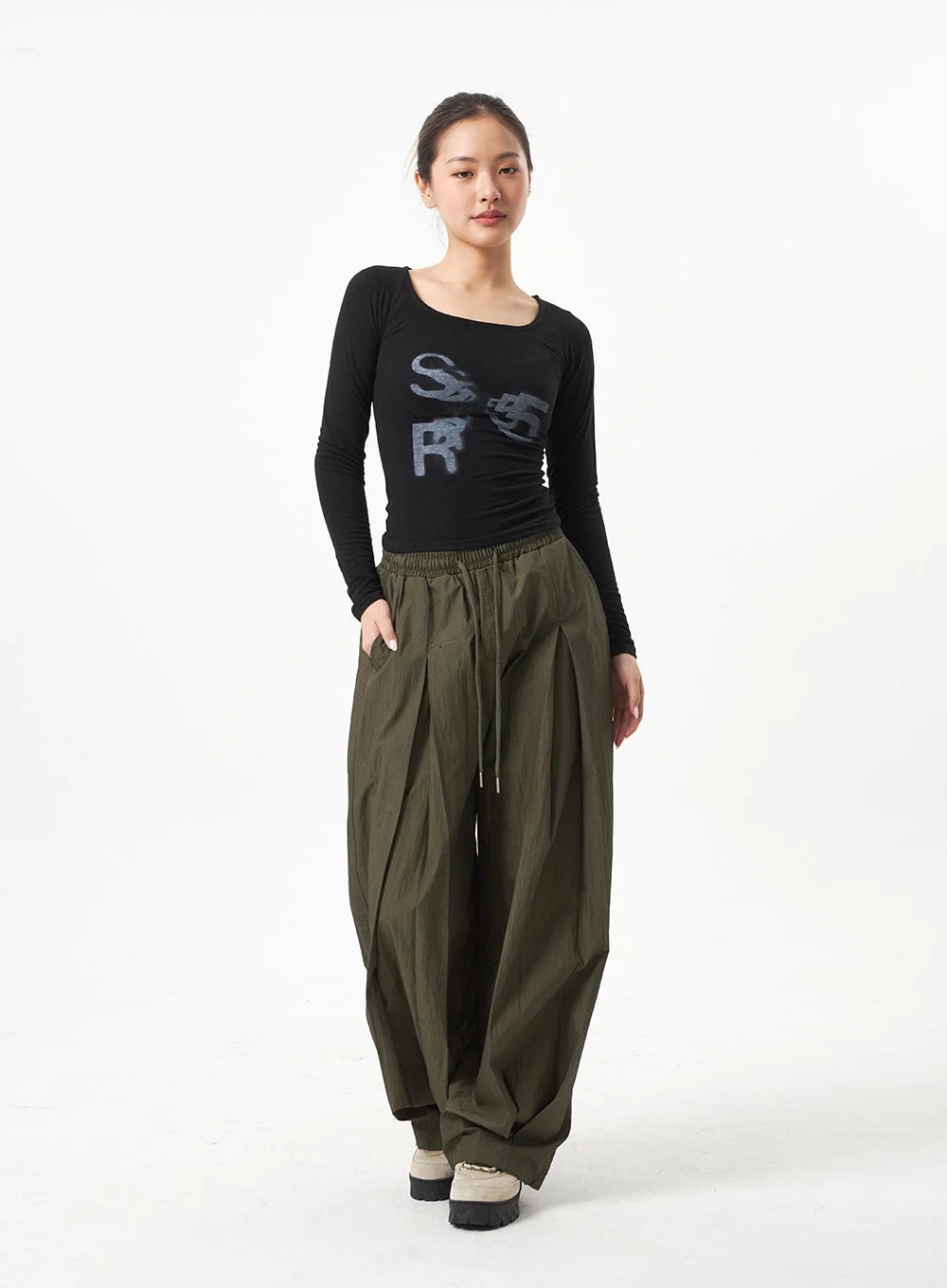Square Neck Cropped Top CA318 - Image 10