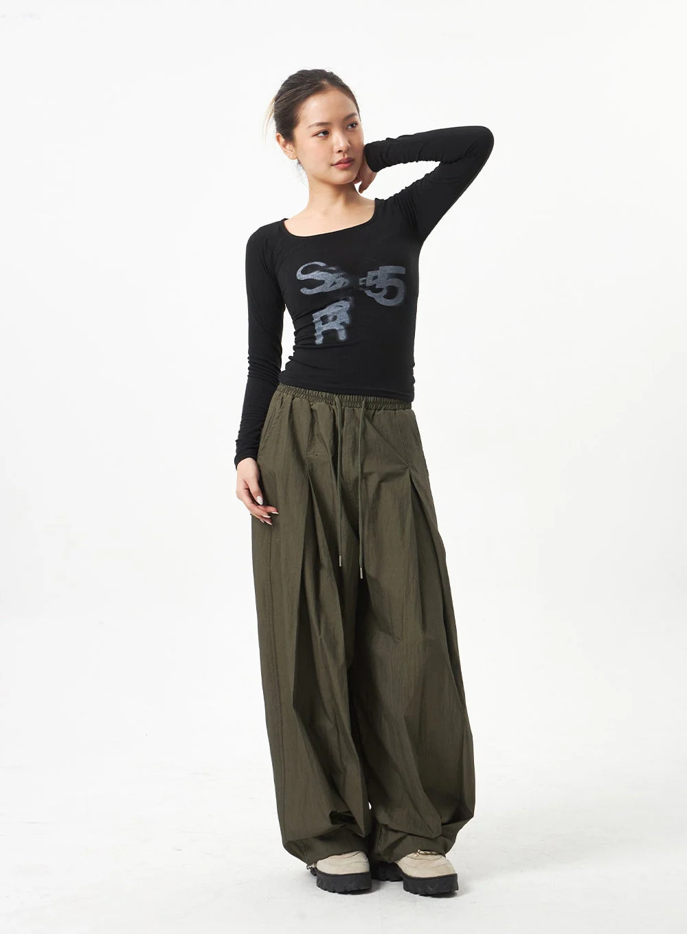 Square Neck Cropped Top CA318 - Image 13