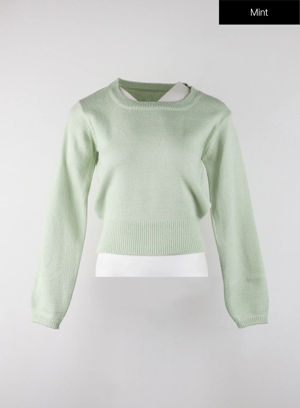 Square Neck Knit Sweater OD329 - Image 10