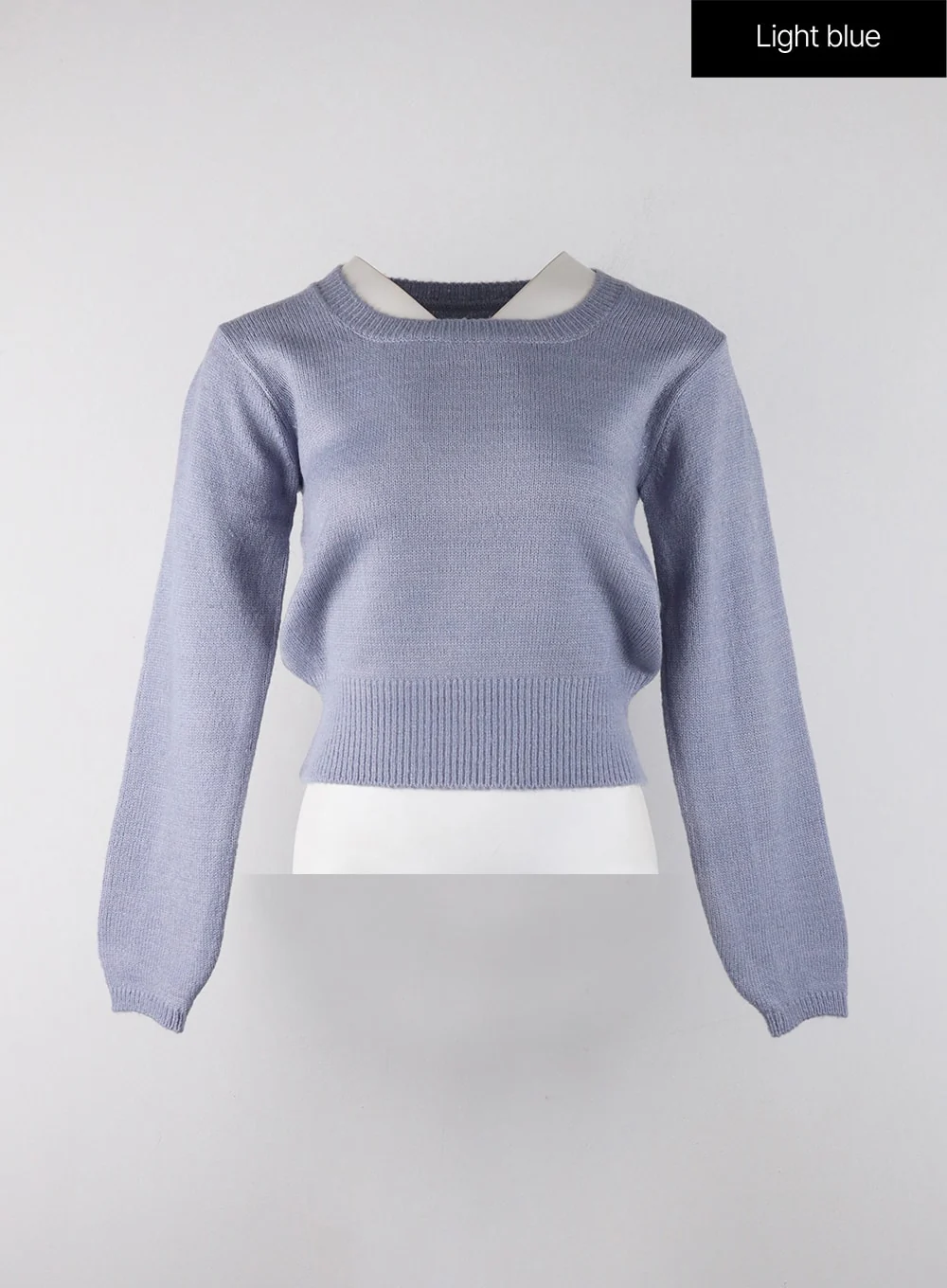 Square Neck Knit Sweater OD329 - Image 12