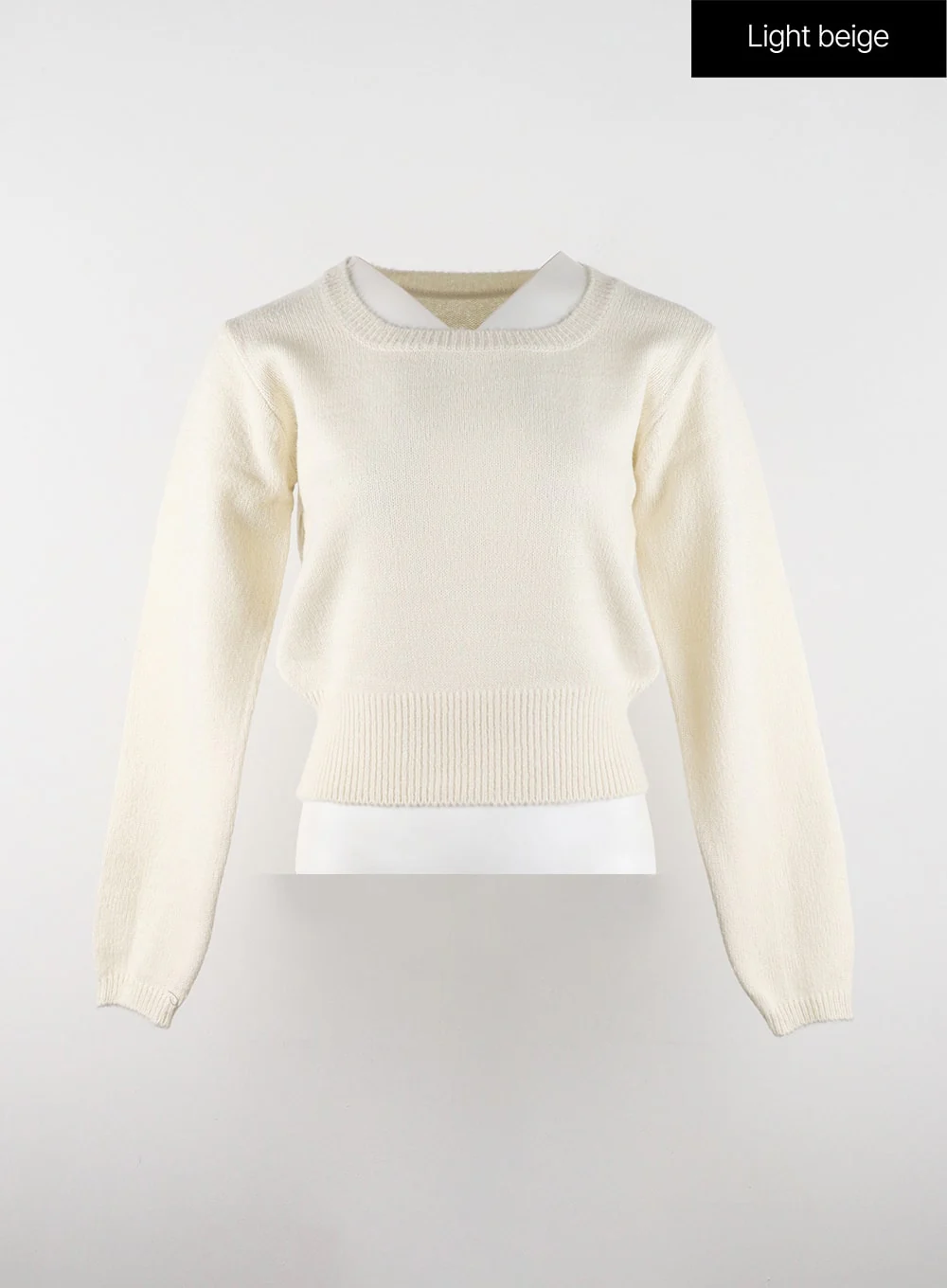 Square Neck Knit Sweater OD329 - Image 7