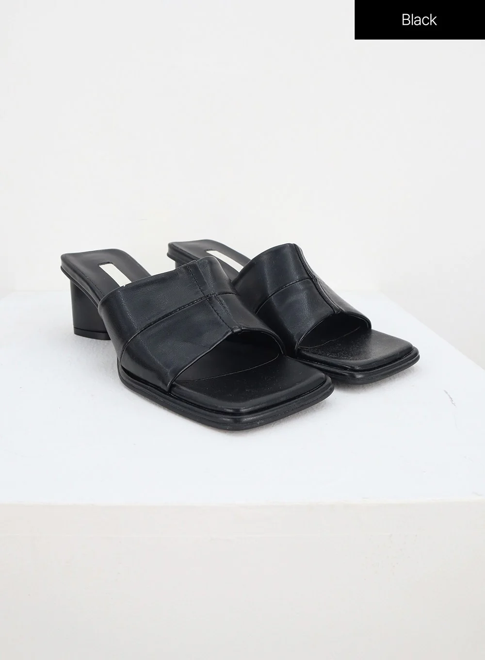 Square Open Toe Mules IY331 - Image 14