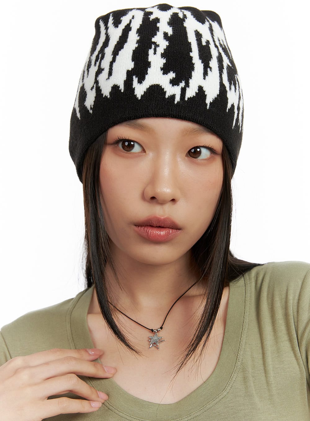 Star Blackline Necklace IL417 - Image 3