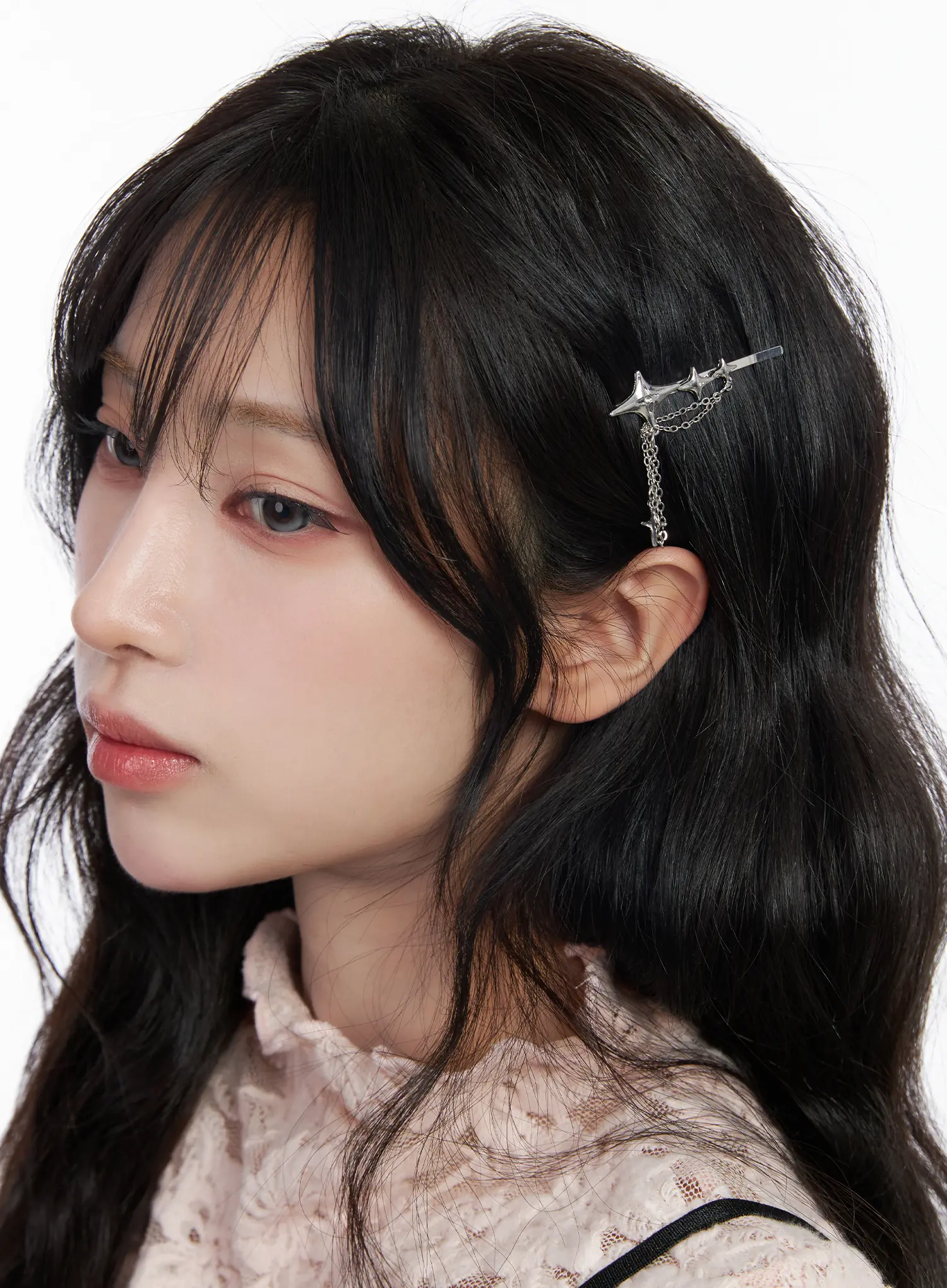 Star Chain Hair Pin CJ523 - Image 3
