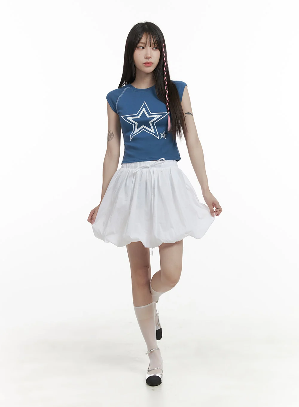 Star Graphic Tee OA426 - Image 2