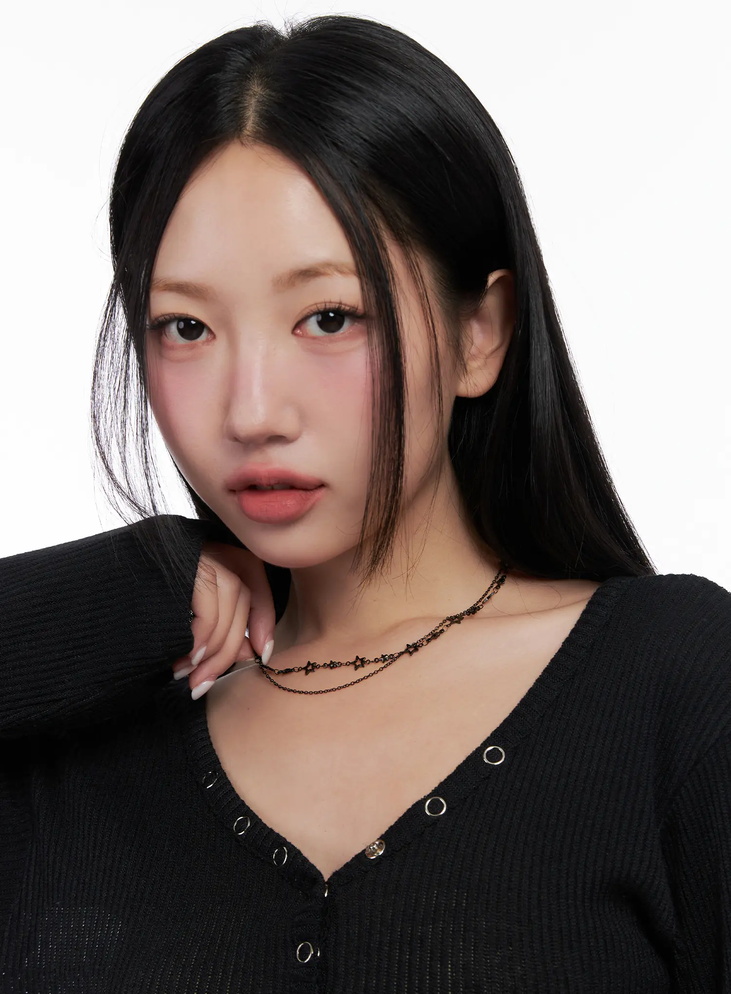 Star Layered Necklace CD501 - Image 2
