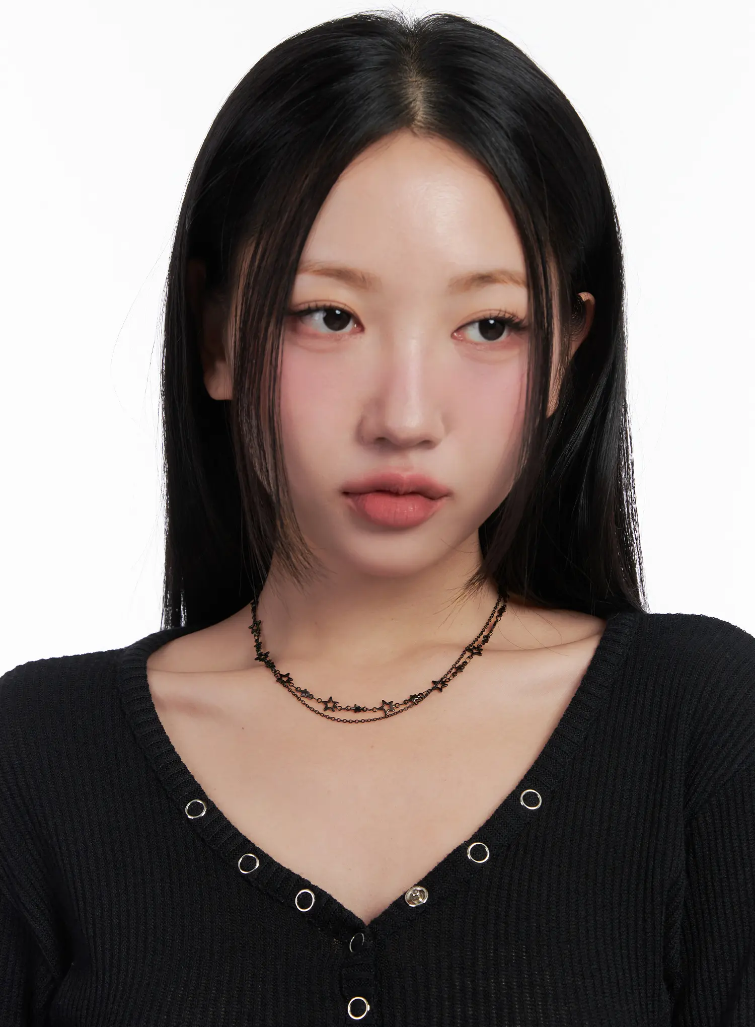 Star Layered Necklace CD501 - Image 3