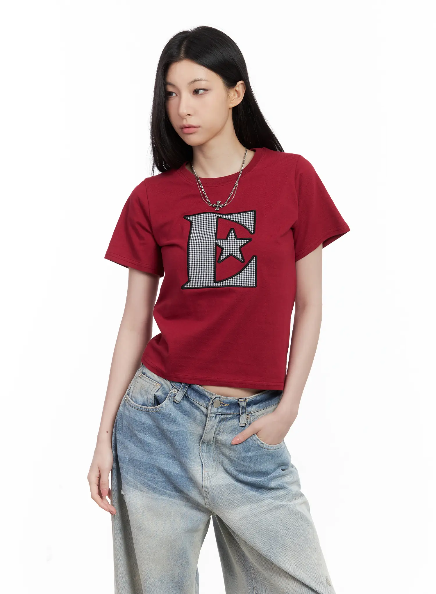 Star Print Casual Tee CL501 - Image 20
