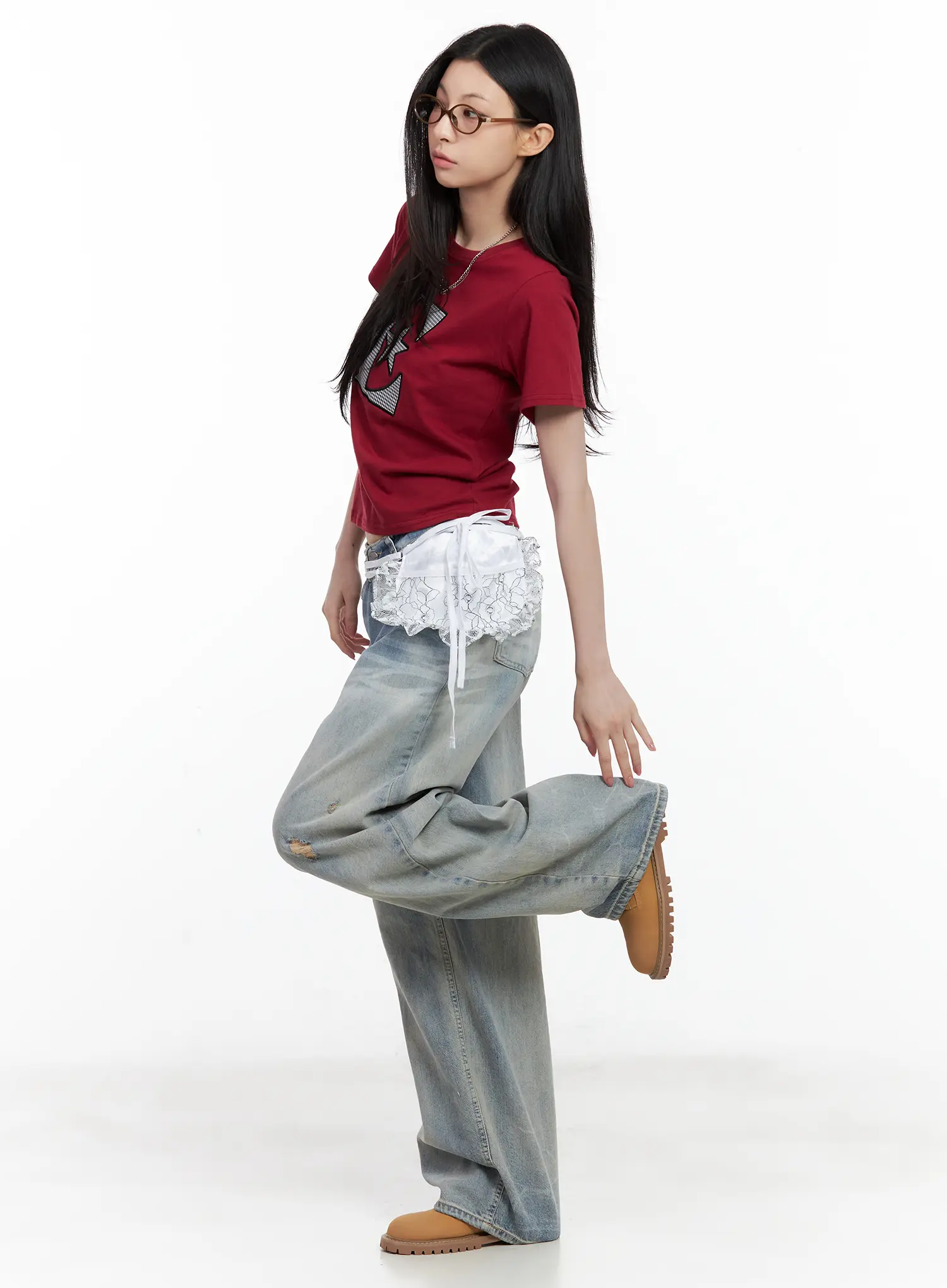 Star Print Casual Tee CL501 - Image 21