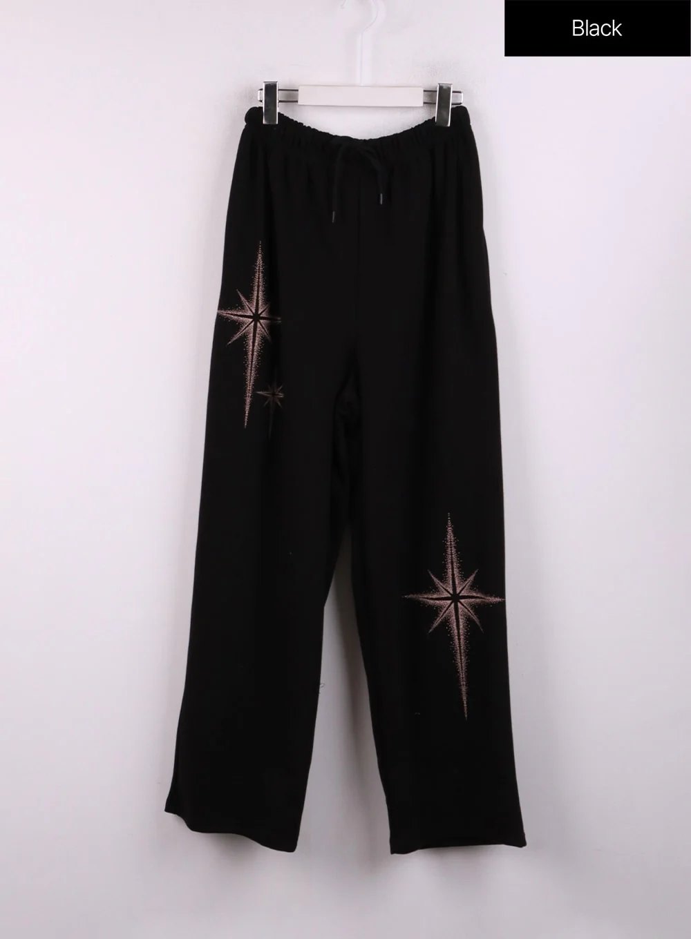 Star Print Straight Leg Sweatpants CJ429 - Image 10