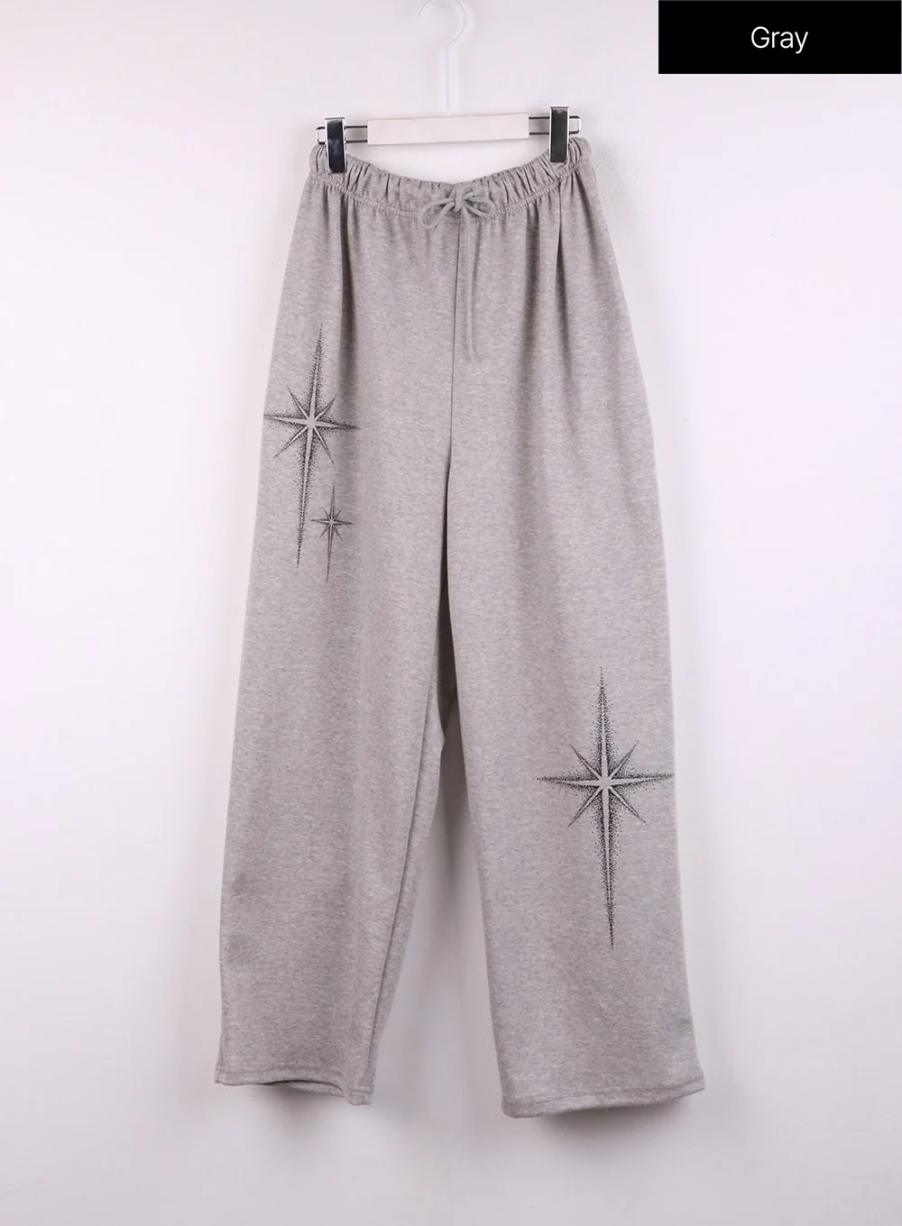 Star Print Straight Leg Sweatpants CJ429 - Image 8