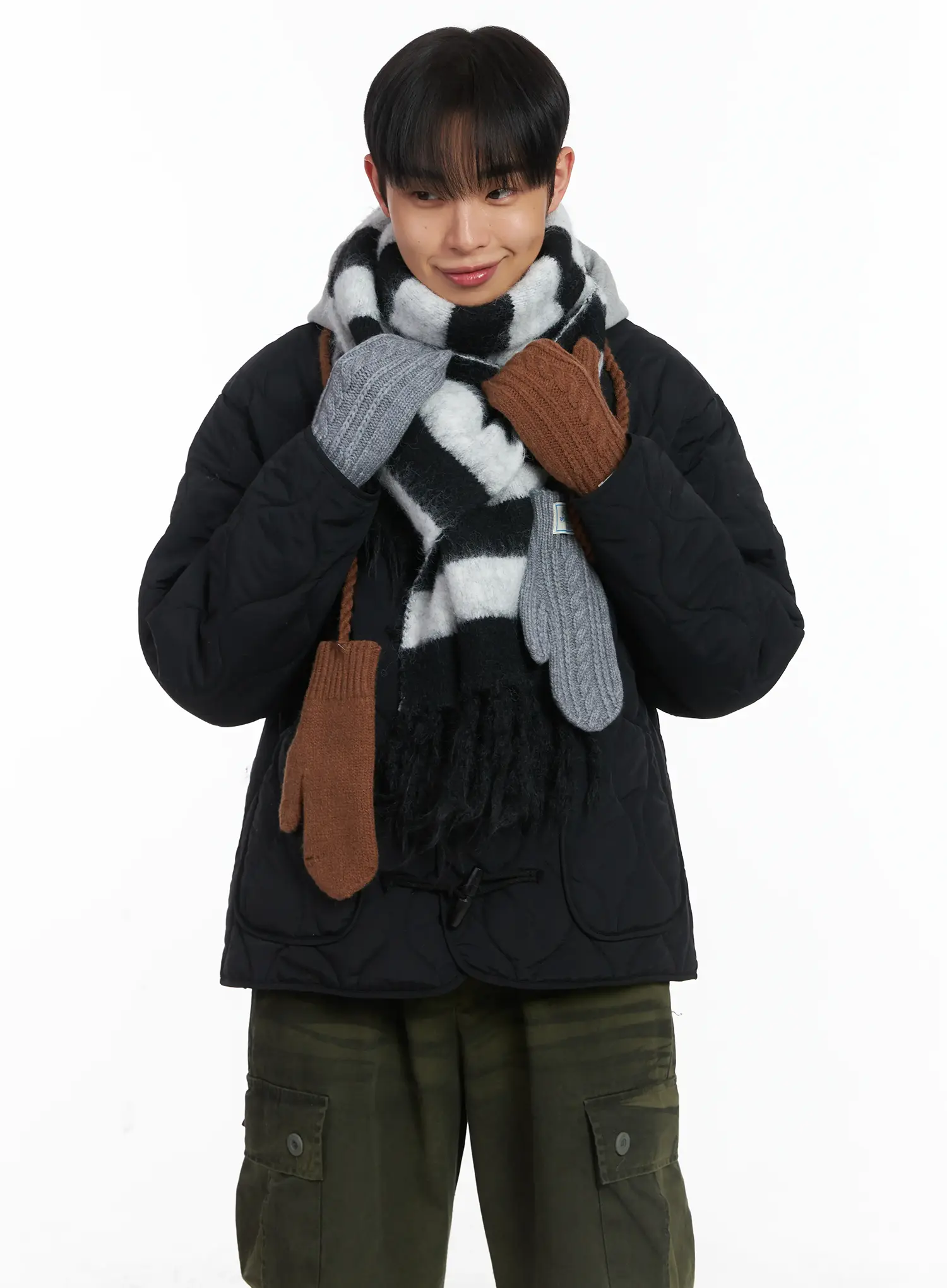 Star Quilt Duffle Jacket ID515 - Image 9