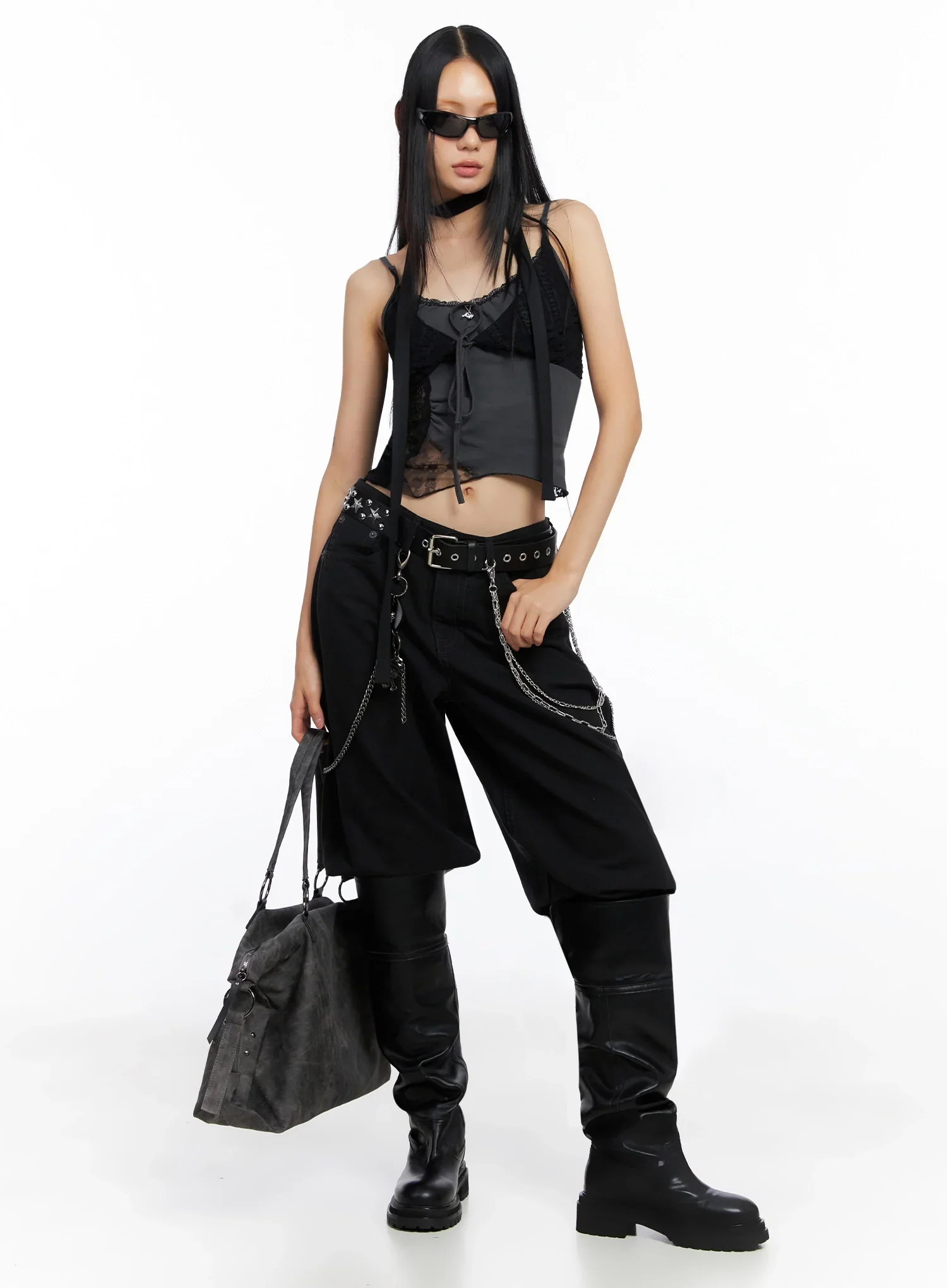 Star Studded Buckle Belt IO517 - Image 6