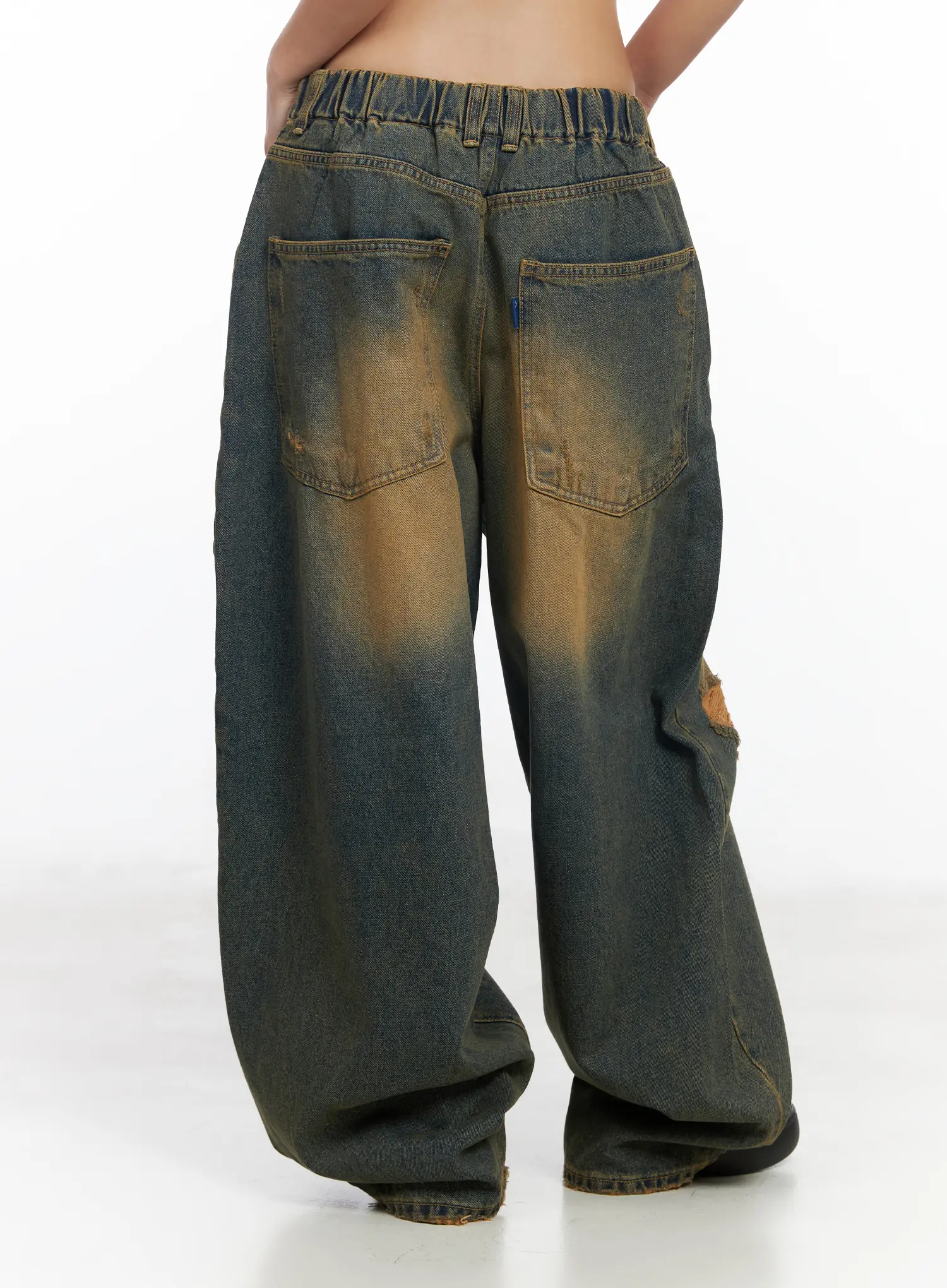 Stel Vintage Washed Baggy Jeans CF512 - Image 7