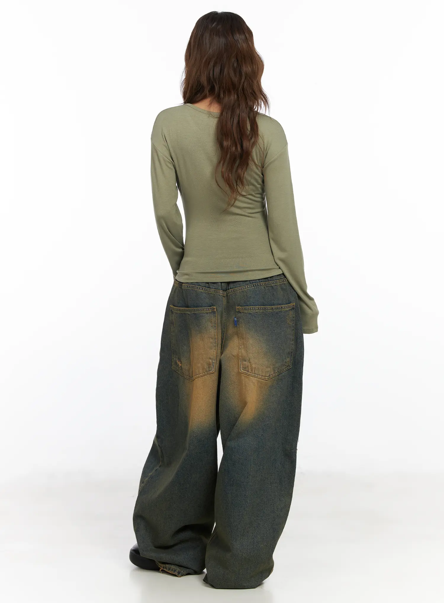 Stel Vintage Washed Baggy Jeans CF512 - Image 8