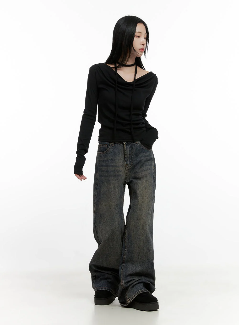 Stella VintageVibe Cotton Baggy Jeans CN411 - Image 2