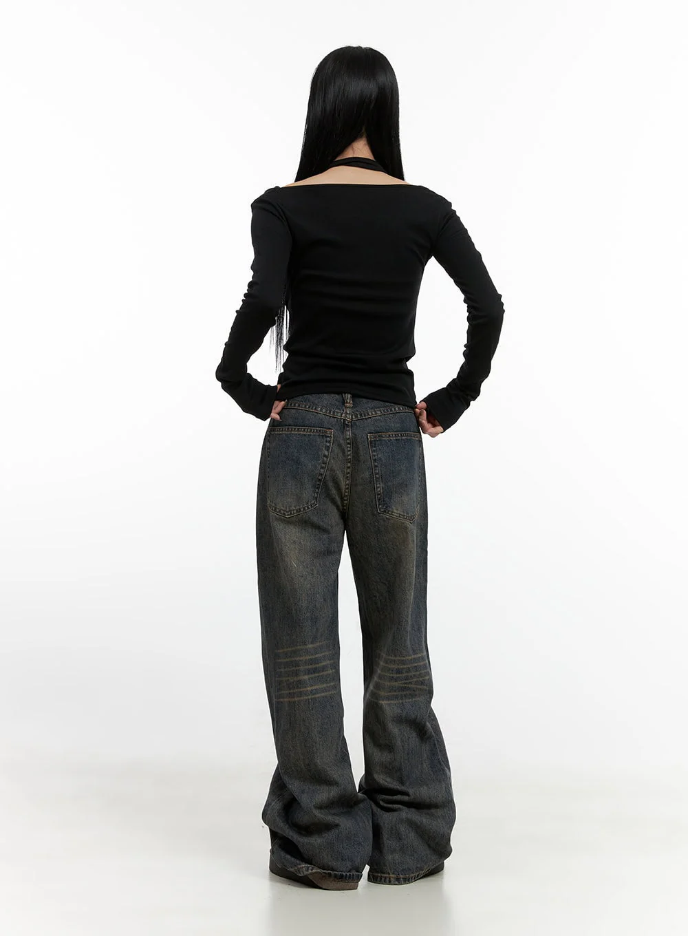 Stella VintageVibe Cotton Baggy Jeans CN411 - Image 4