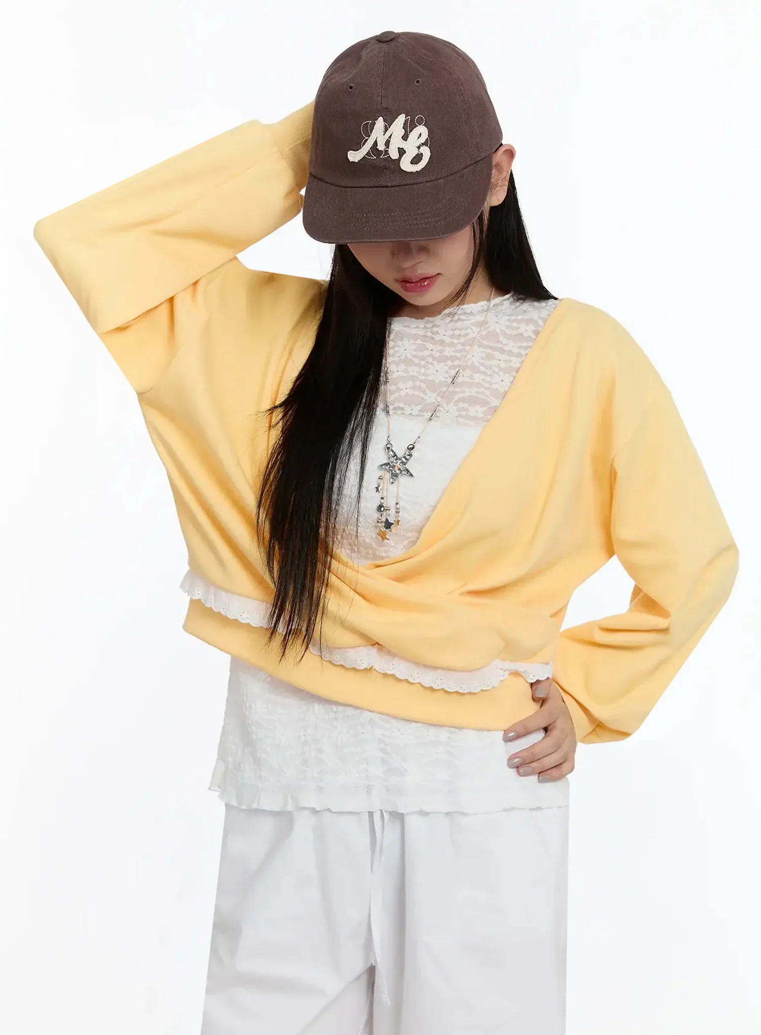 Stitched Embroidered Cap IM509 - Image 2