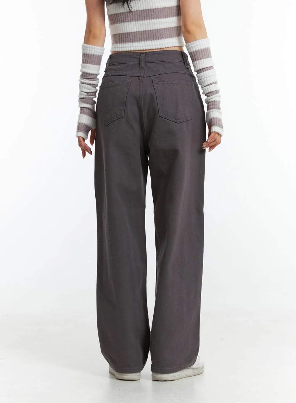 Straight Fit Cotton Pants ON329 - Image 3