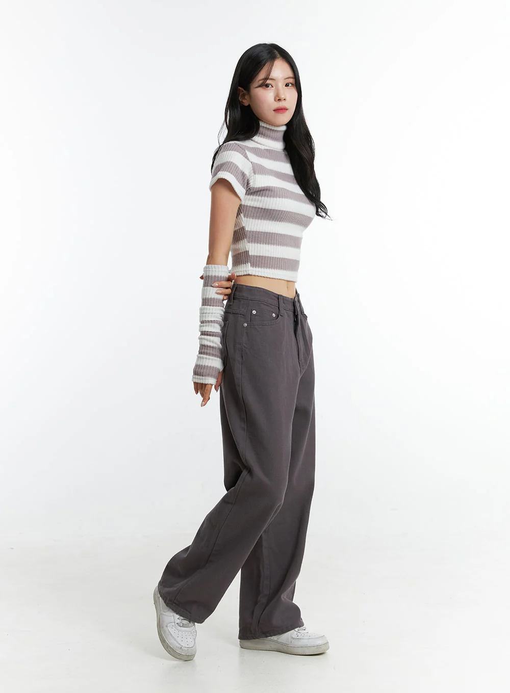 Straight Fit Cotton Pants ON329 - Image 5