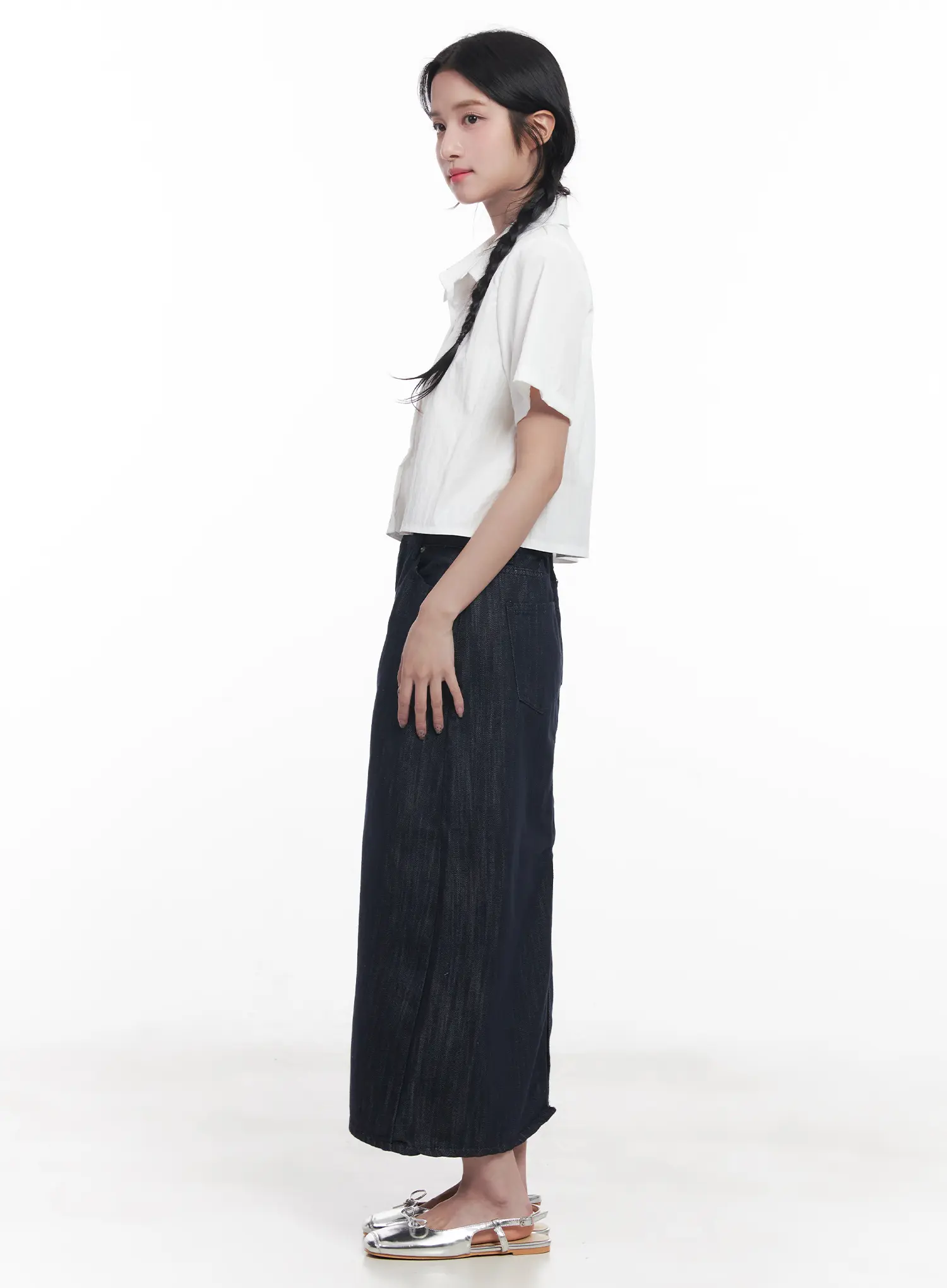 Straight-Fit Maxi Skirt CU525 - Image 5