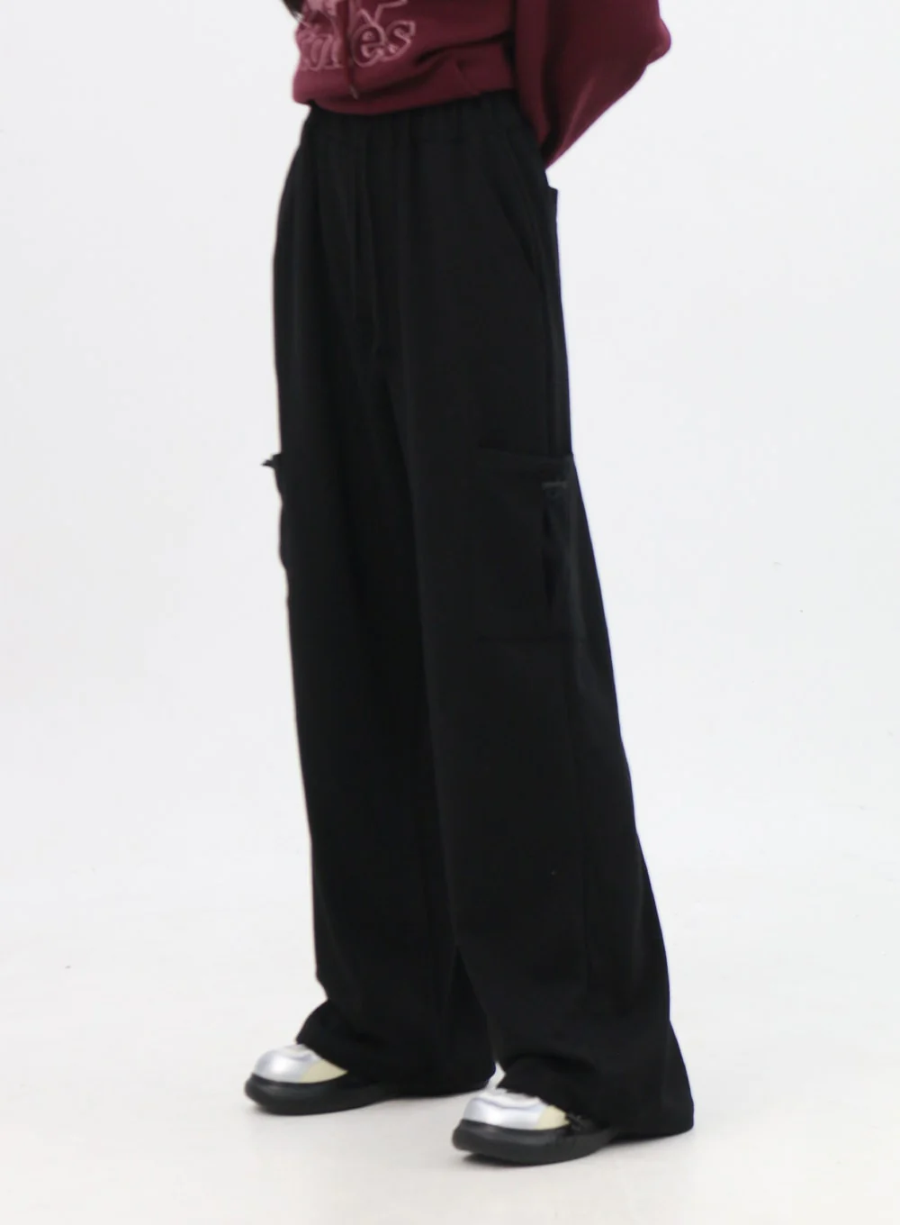 Straight Fit String Cargo Pants IN310 - Image 2